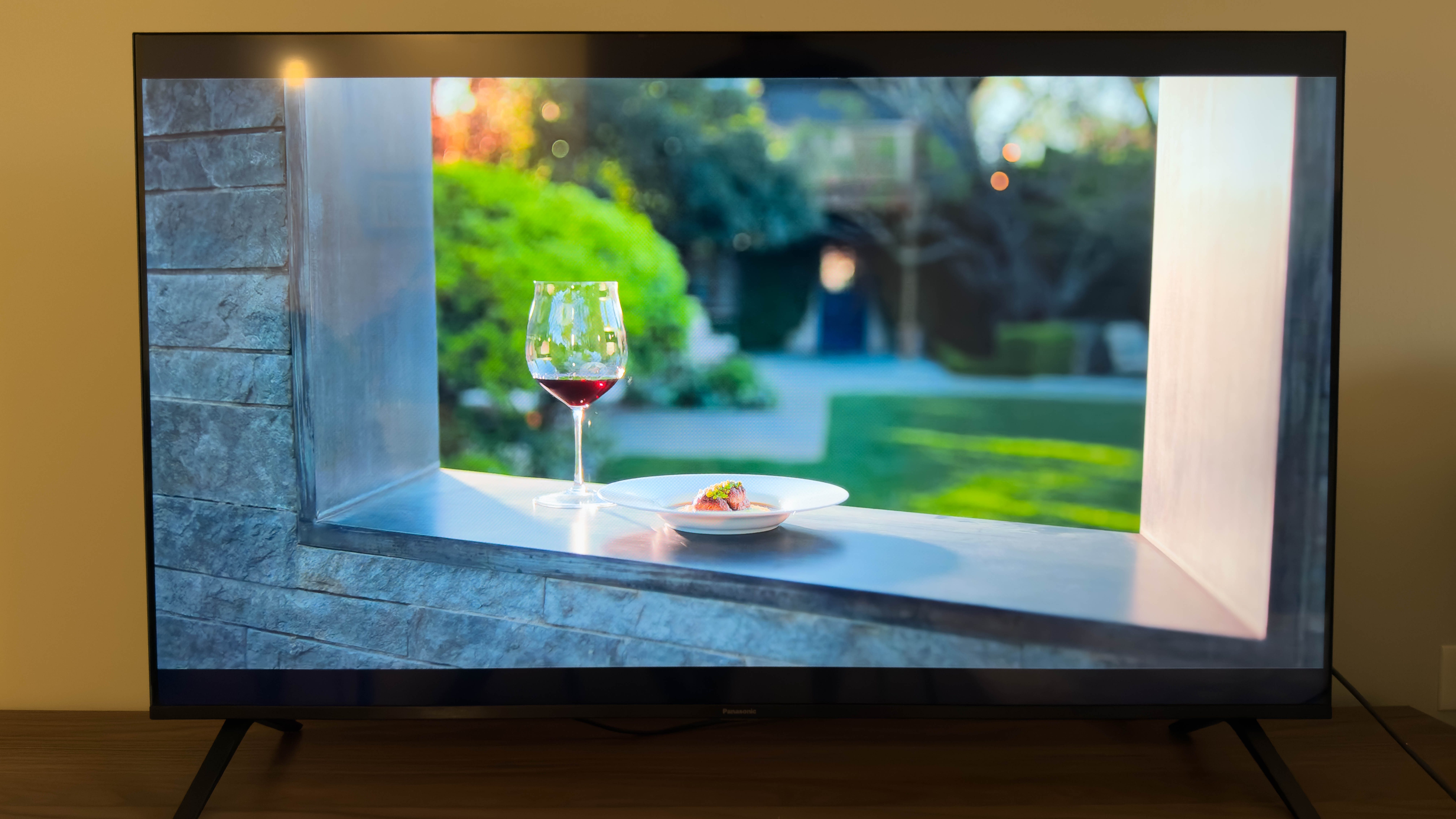 TV on stand
