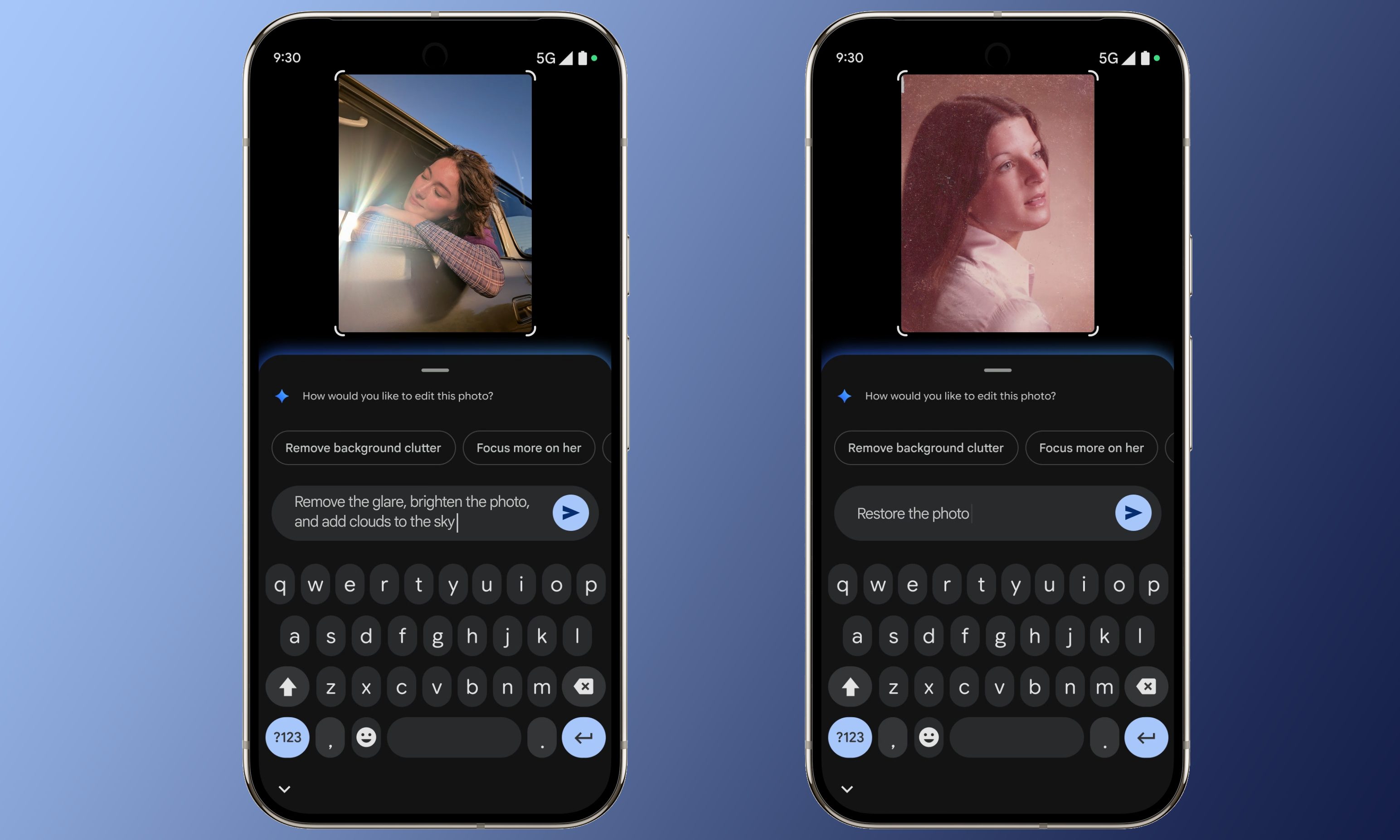 Generative AI picture editor on the Google Pixel 10