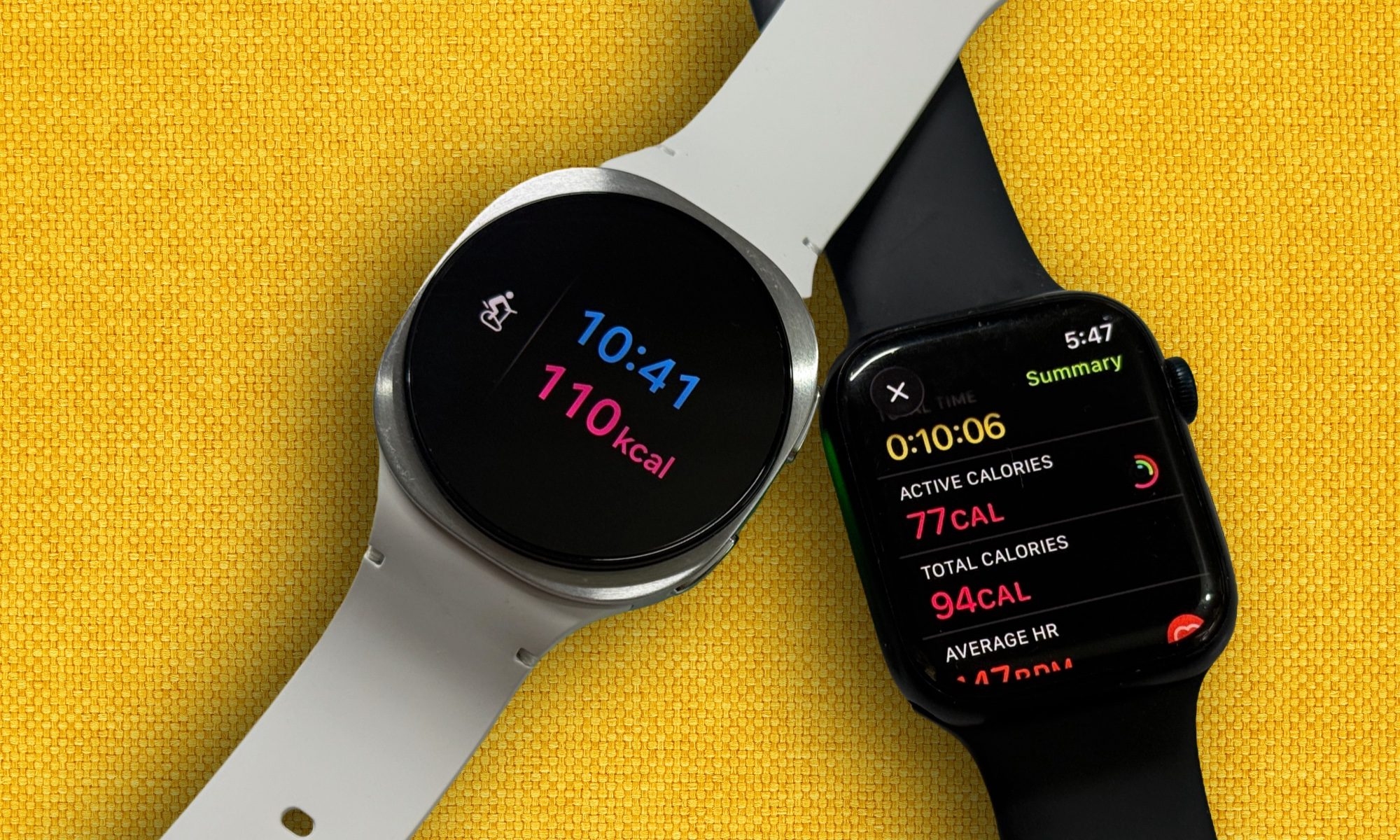 Samsung Galaxy Watch 8 and Apple Watch.