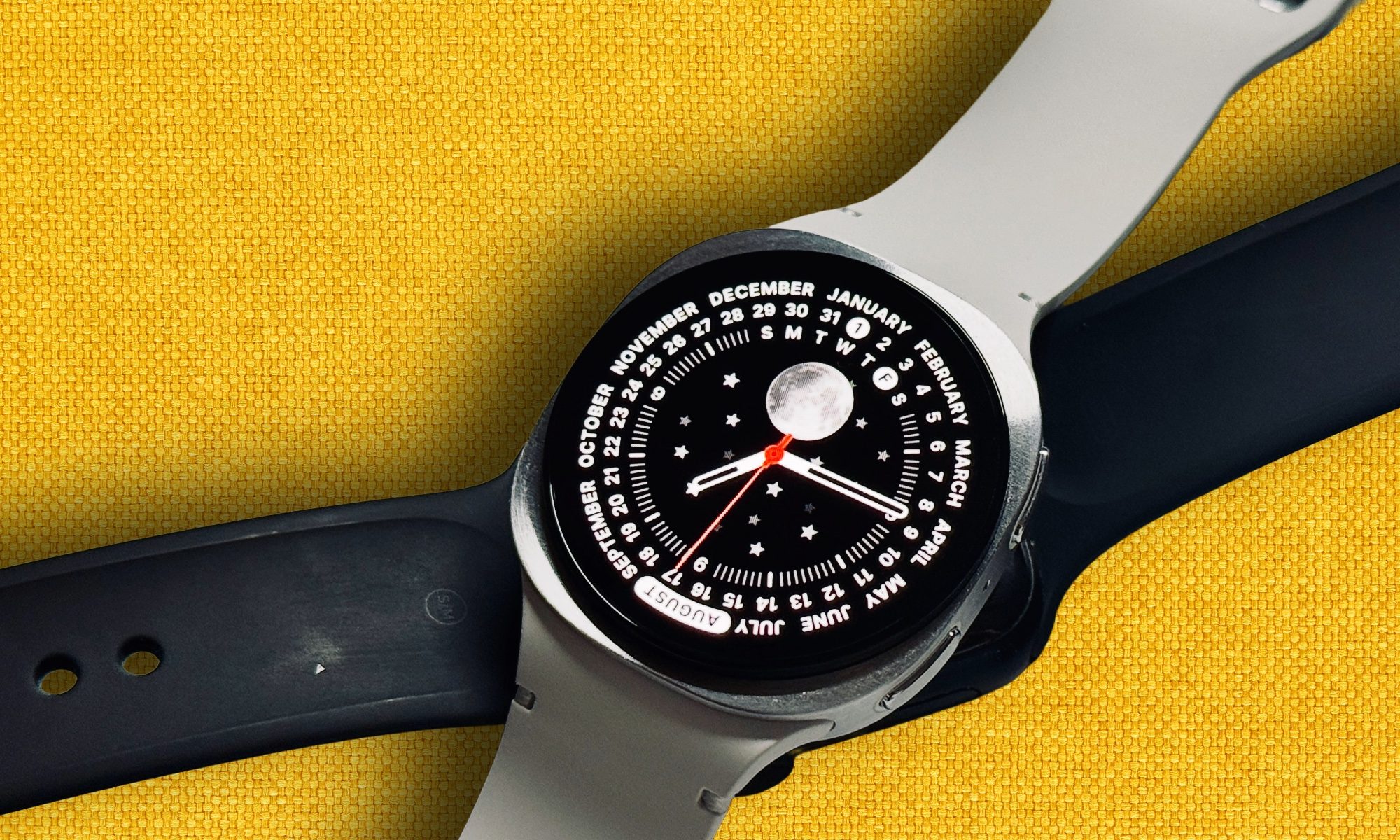 Watch face on Samsung Galaxy Watch 8.