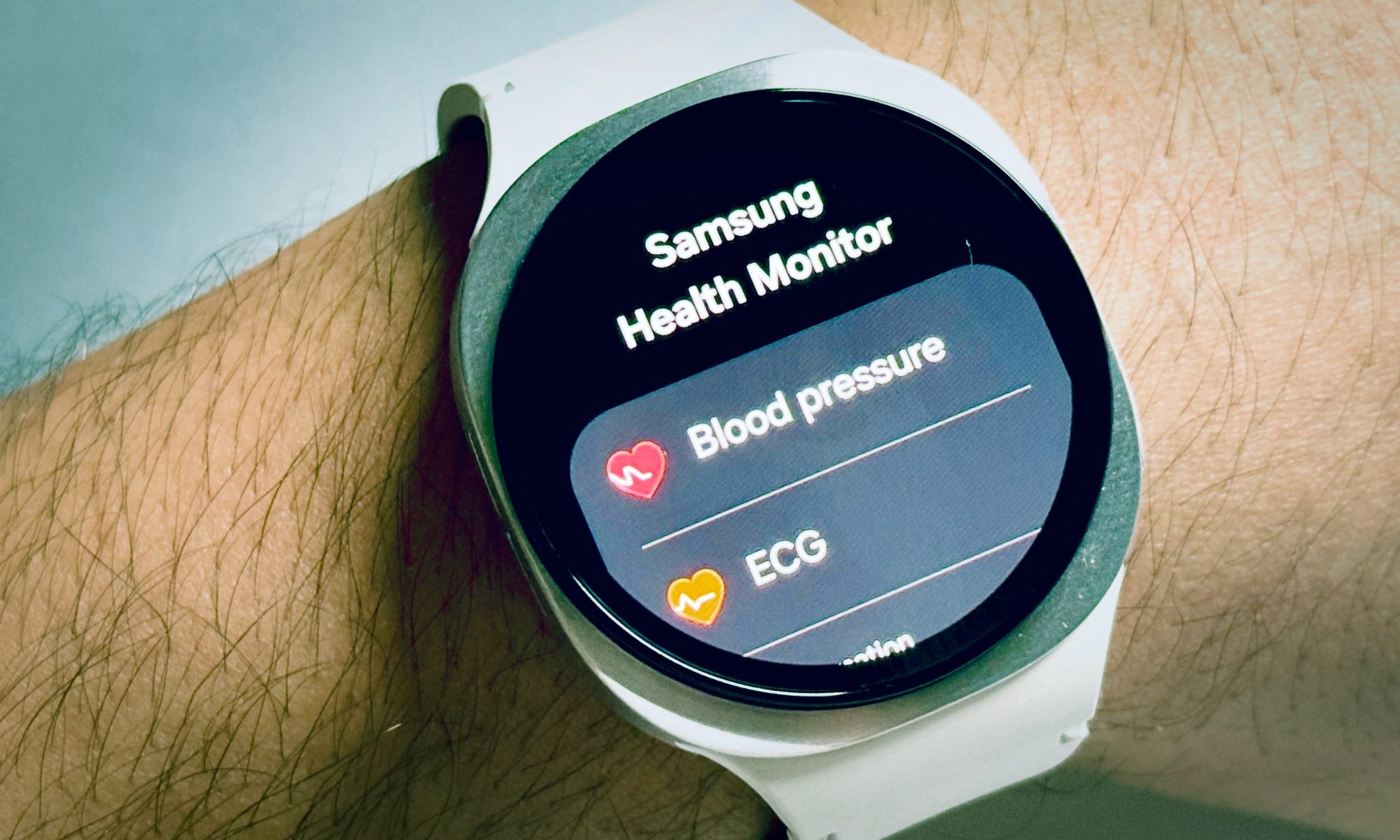 Health app on Samsung Galaxy Watch 8.