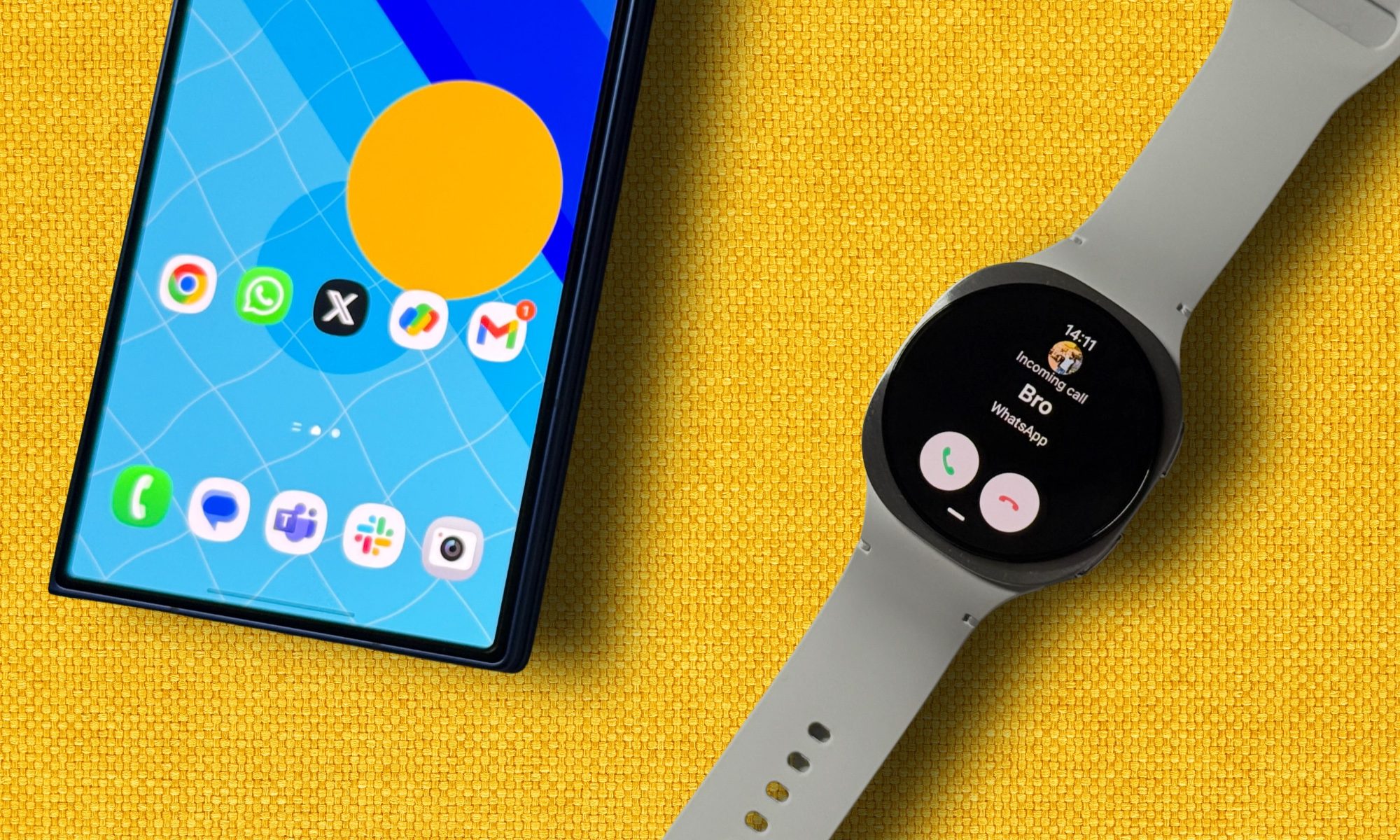 Calling on Samsung Galaxy Watch 8.