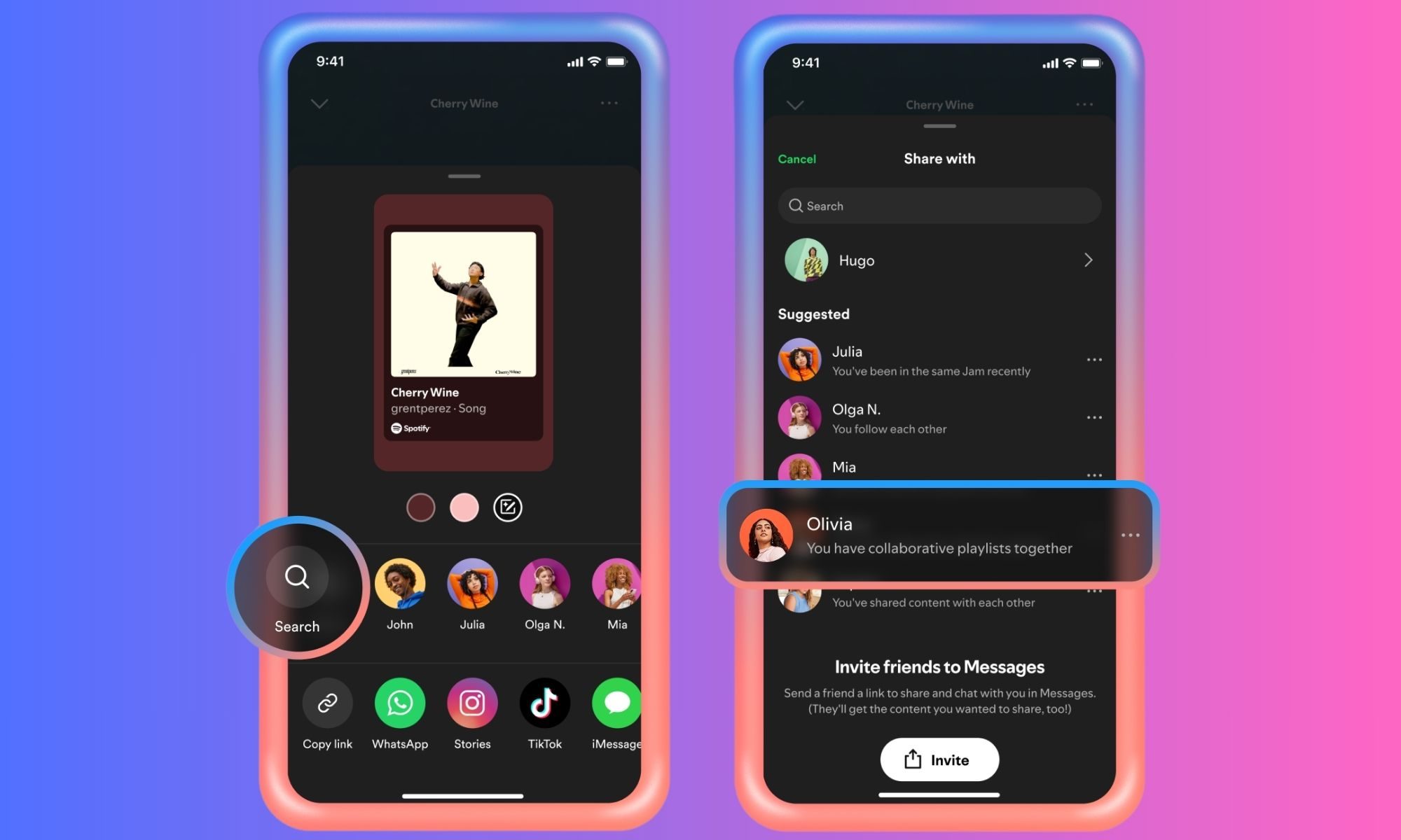 An overview of how Spotify Messages works.