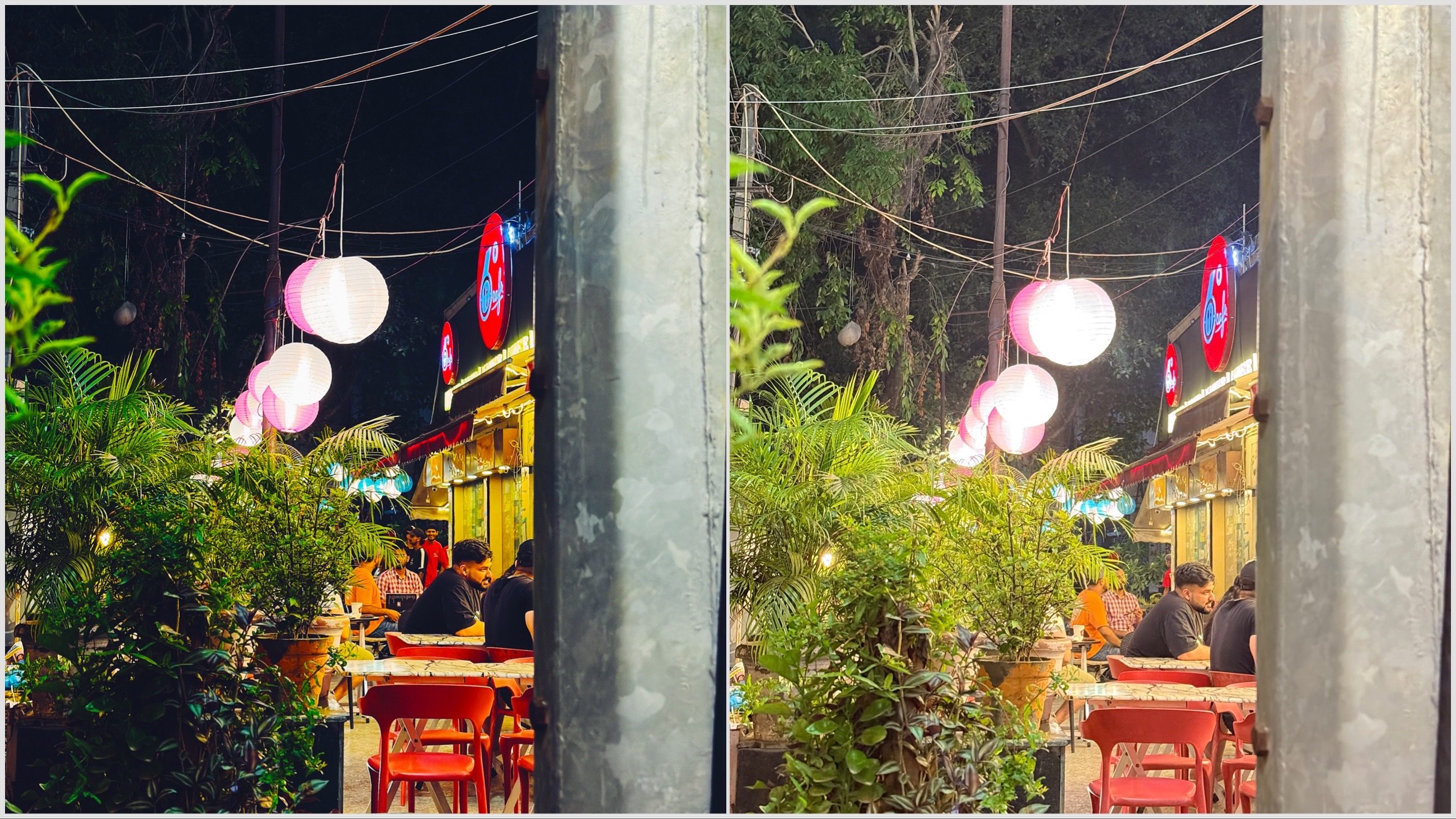 Night sample from VSCO Capture app.