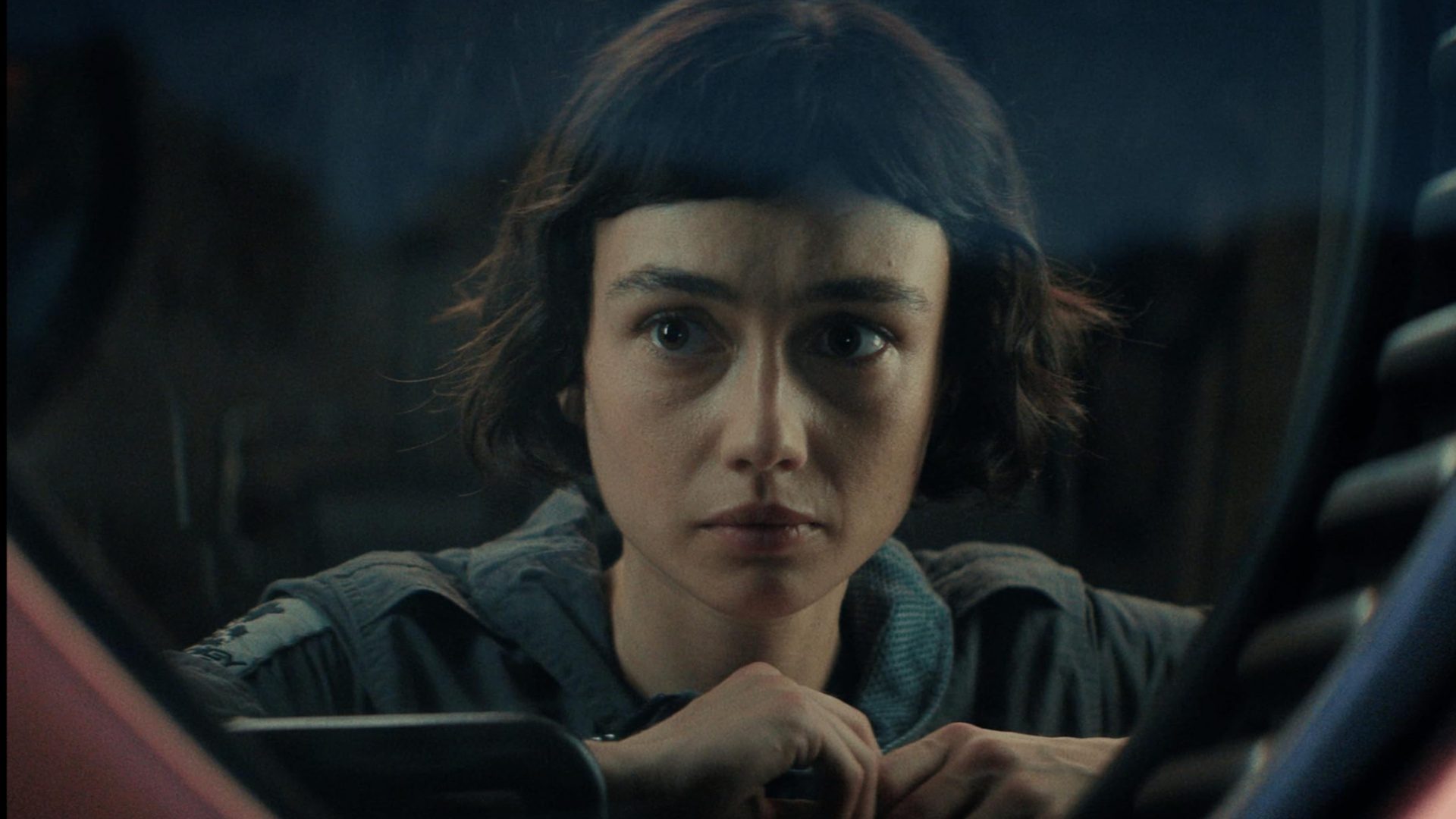 Sydney Chandler stares out a window in Alien: Earth.