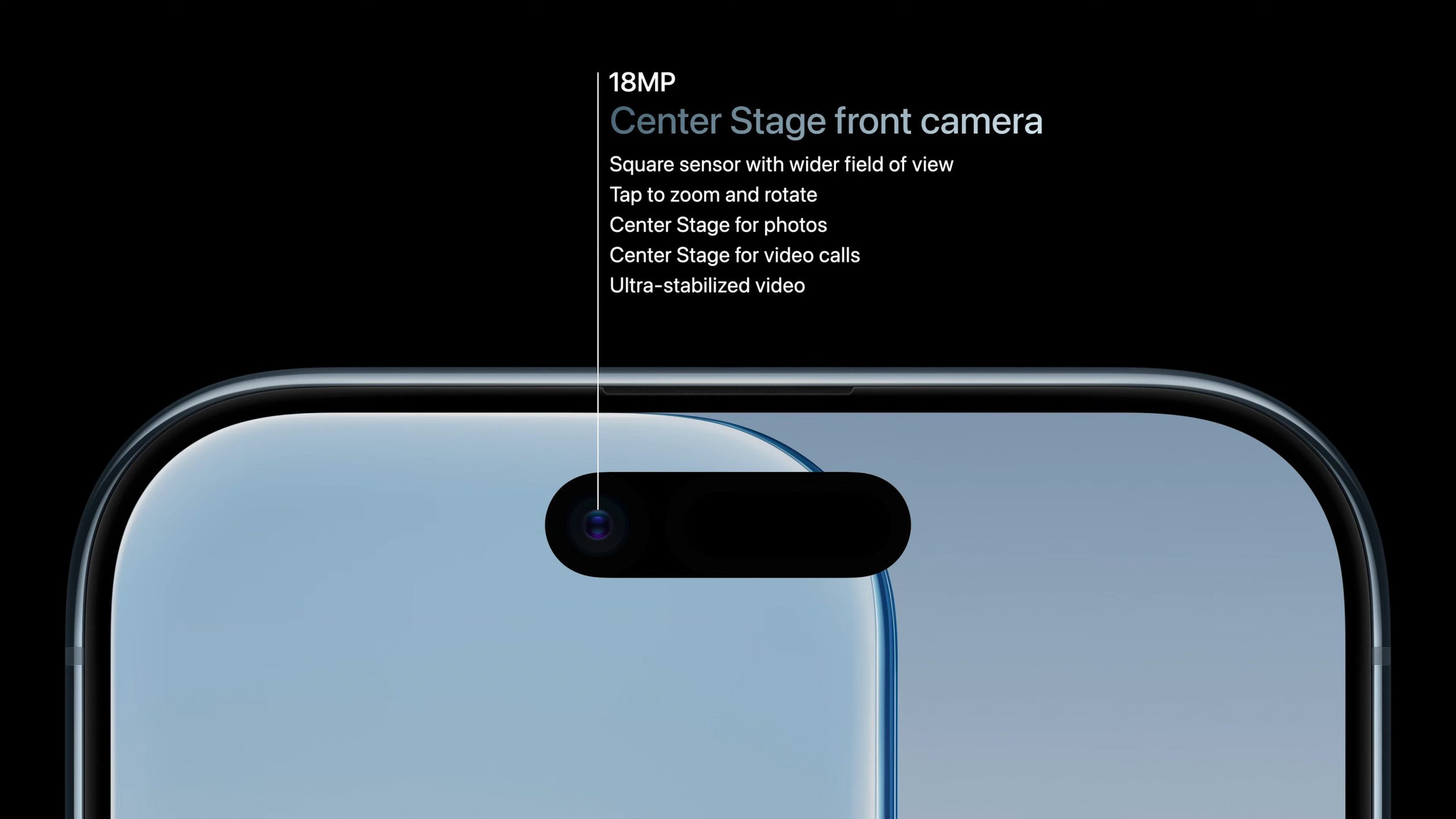 Camera specs on the iPhone Air