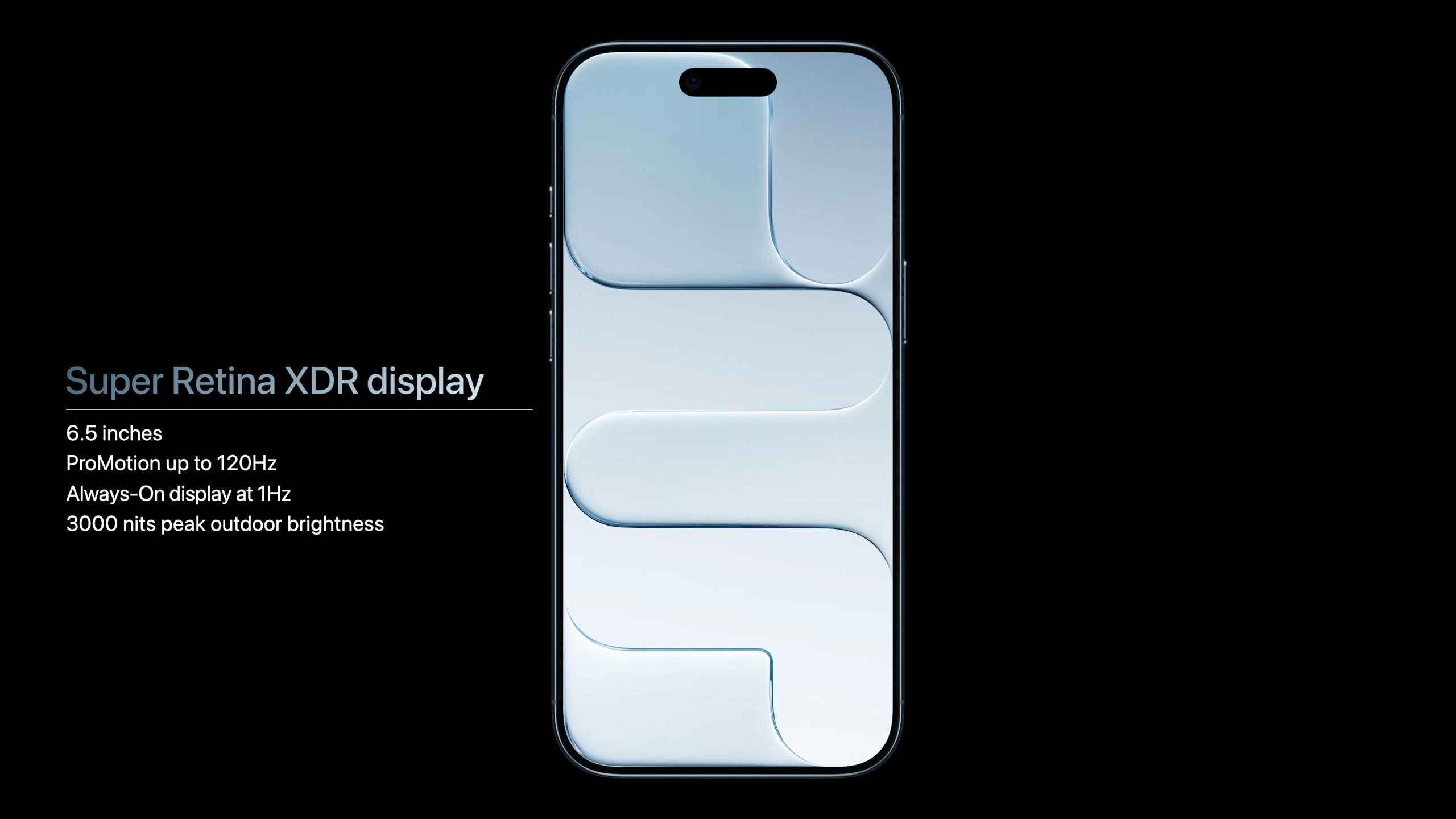 iPhone Air display specs