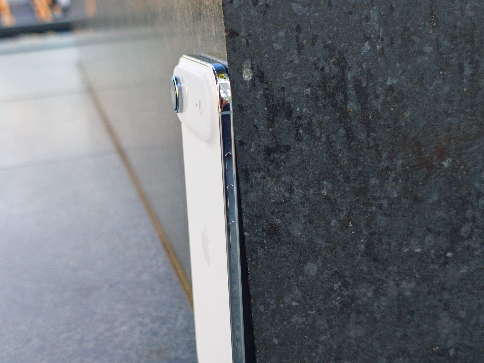 Apple iPhone Air Light Blue side profile
