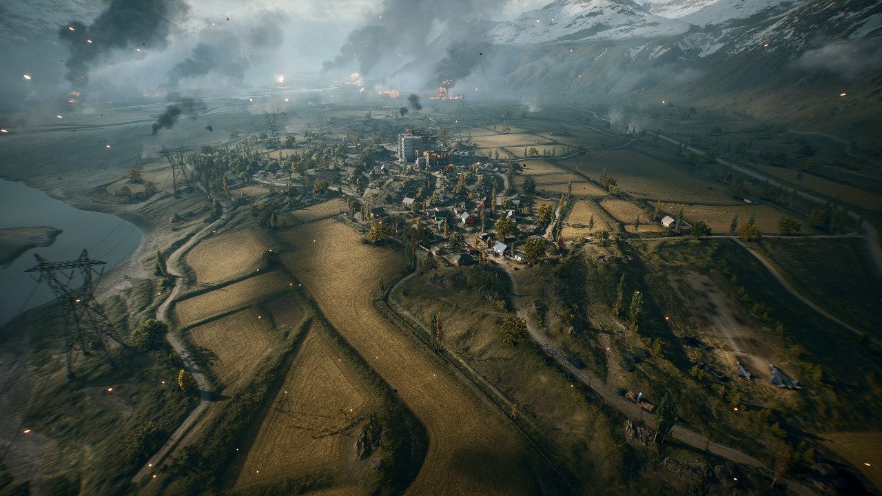 A farmland in Battlefield 6.
