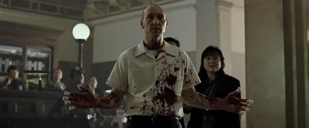 Kevin Spacey as John Doe in Seven.