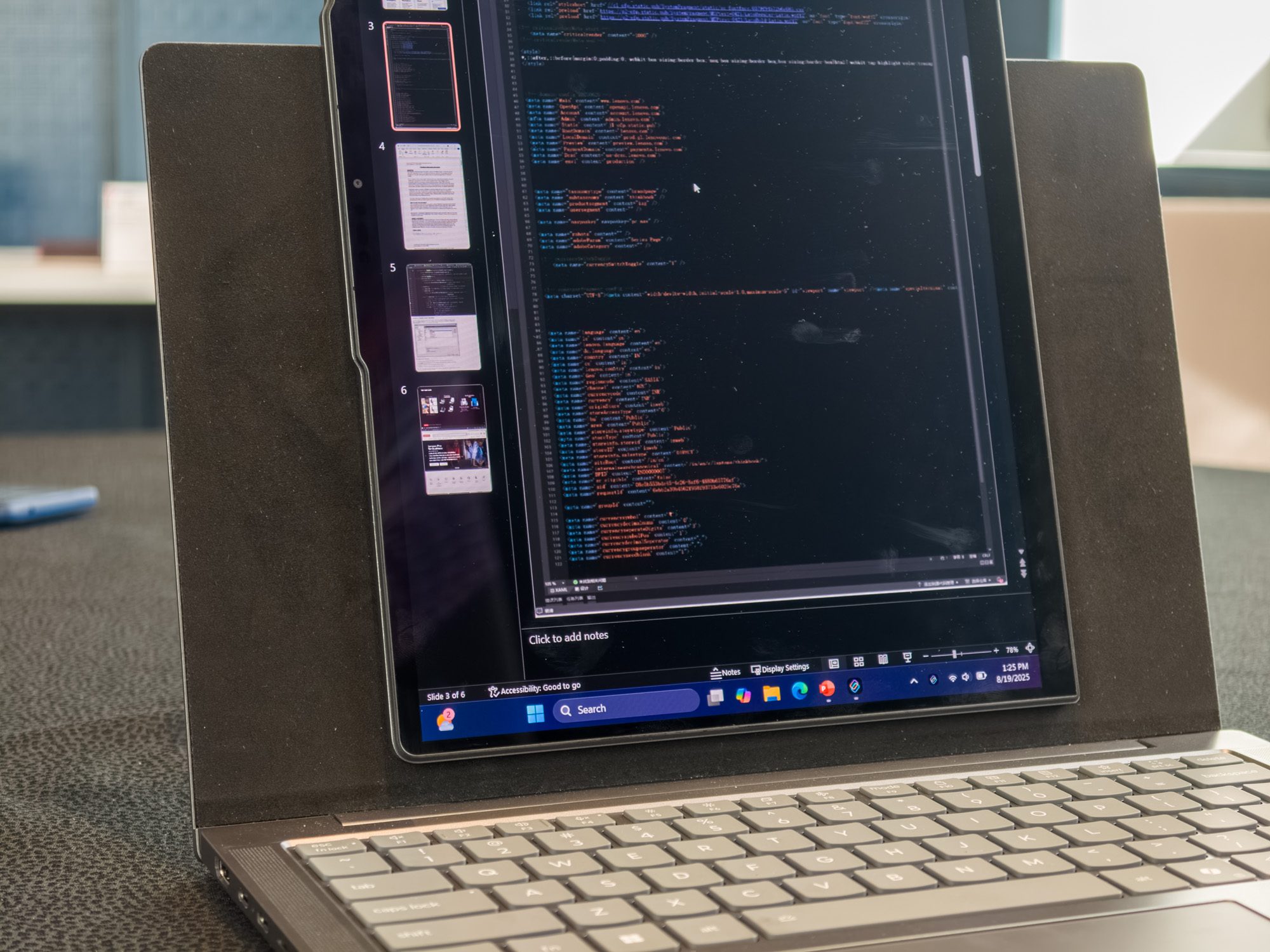 Lenovo ThinkBook VertiFlex Concept announced at IFA 2025