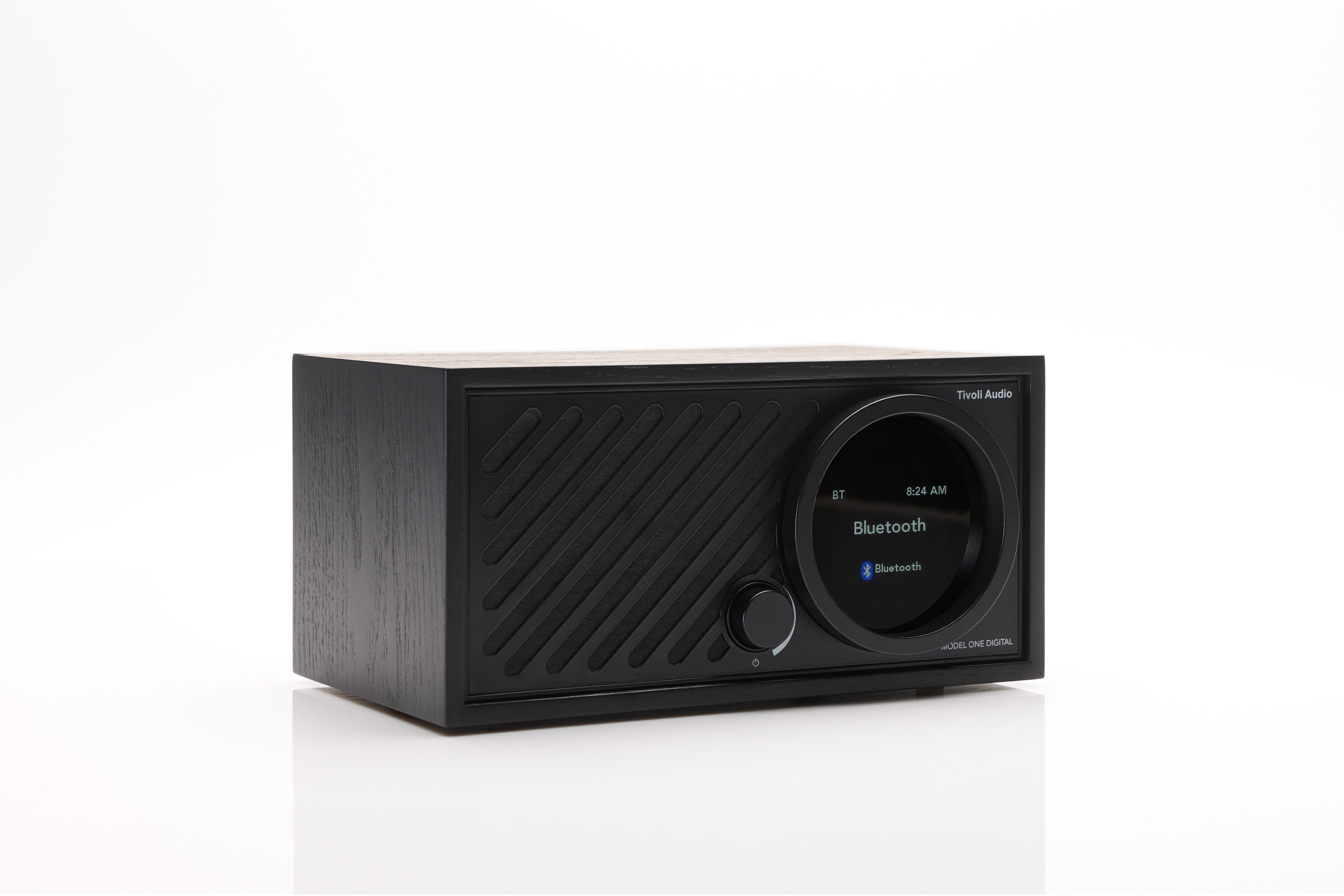 Black Tivoli Model One Digital Gen 3 radio on a white background