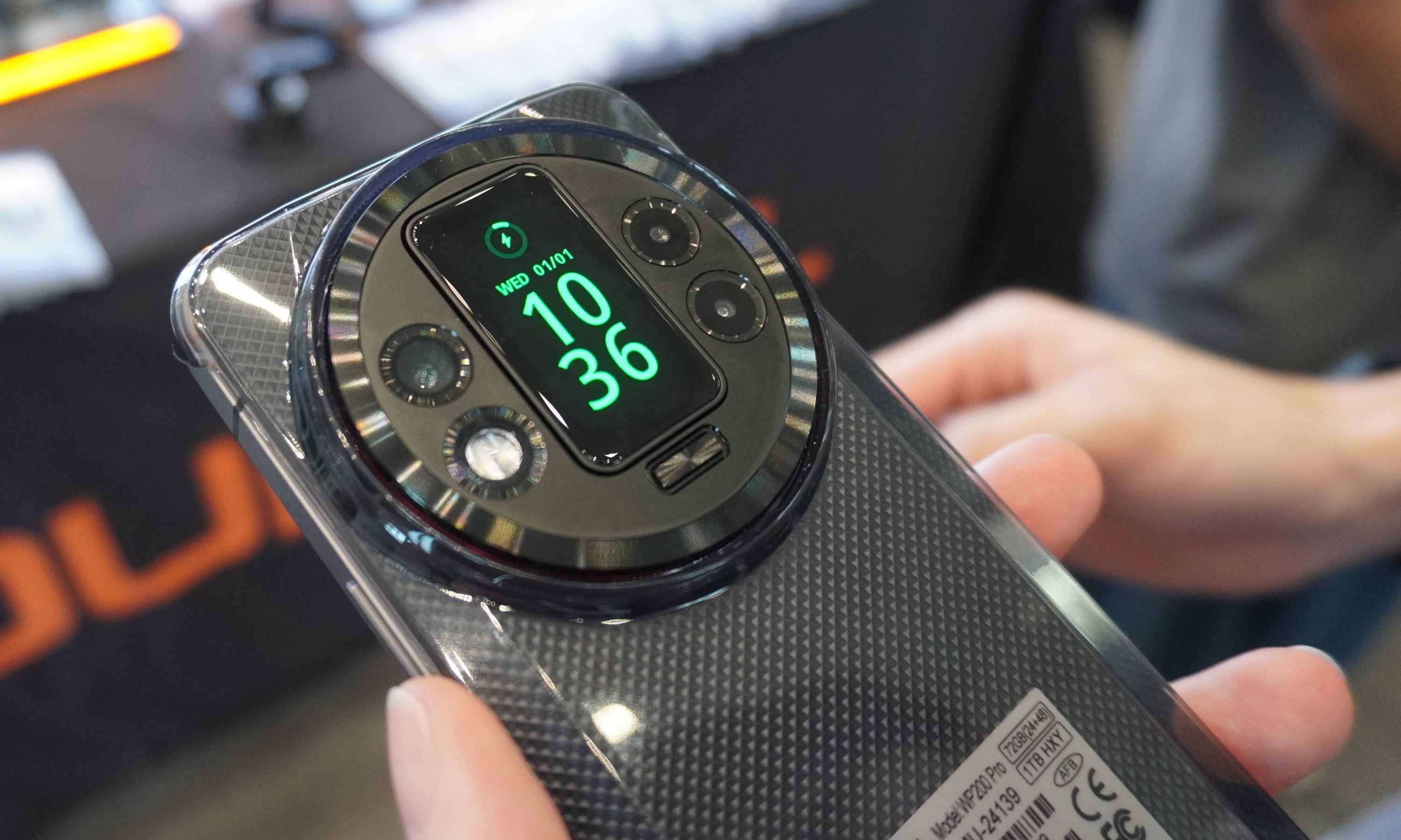 The fitness tracker module in the Oukitel WP200