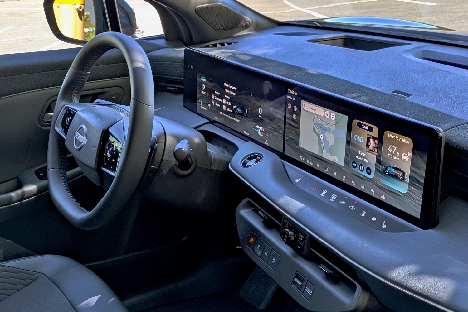2026 Nissan Leaf interior.
