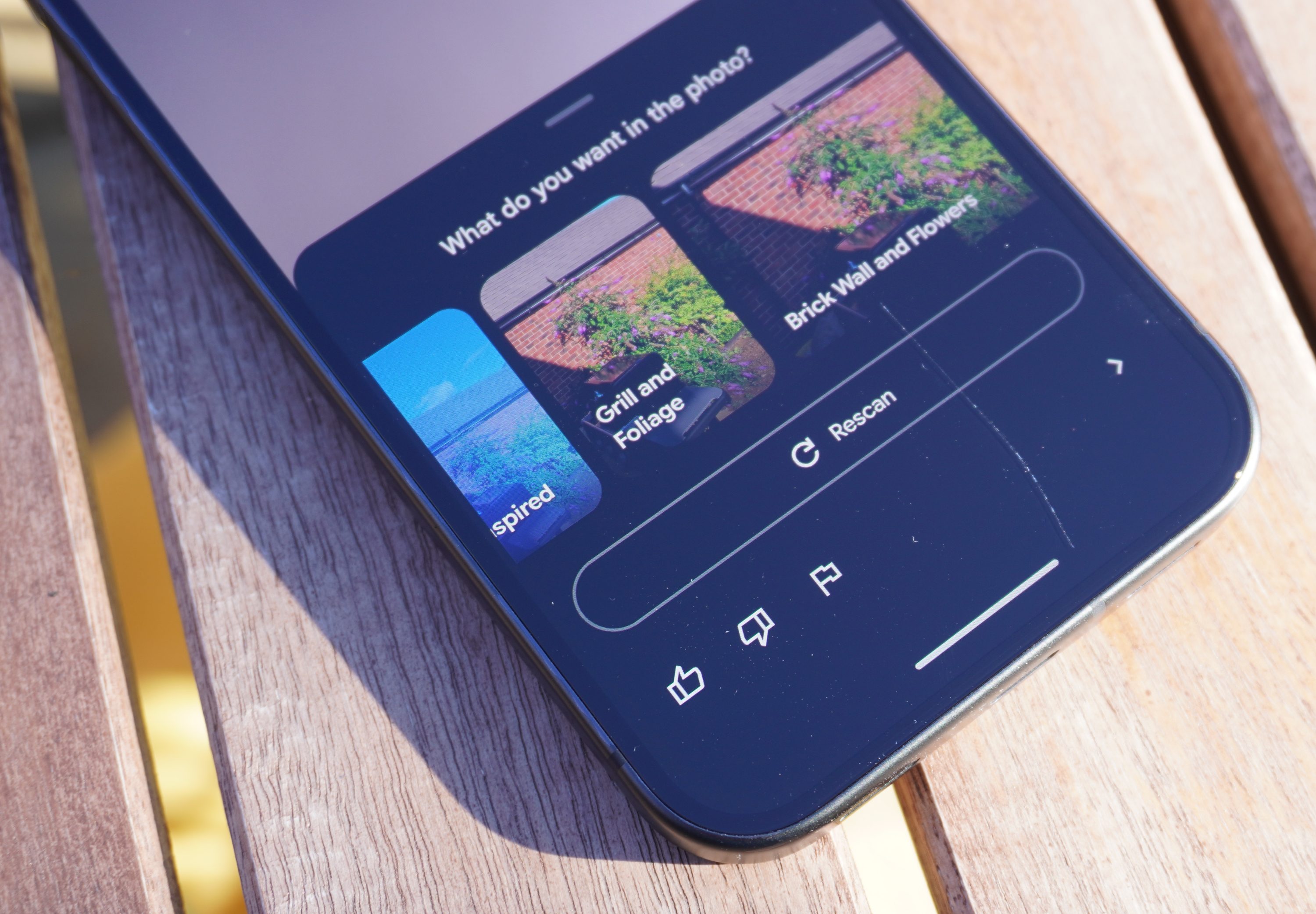 Camera coach framing options in the Pixel 10 camera app