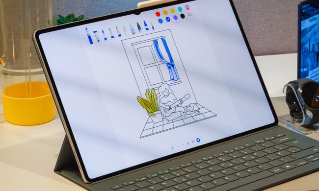 Galaxy Tab S11 Ultra Pen Up live drawing