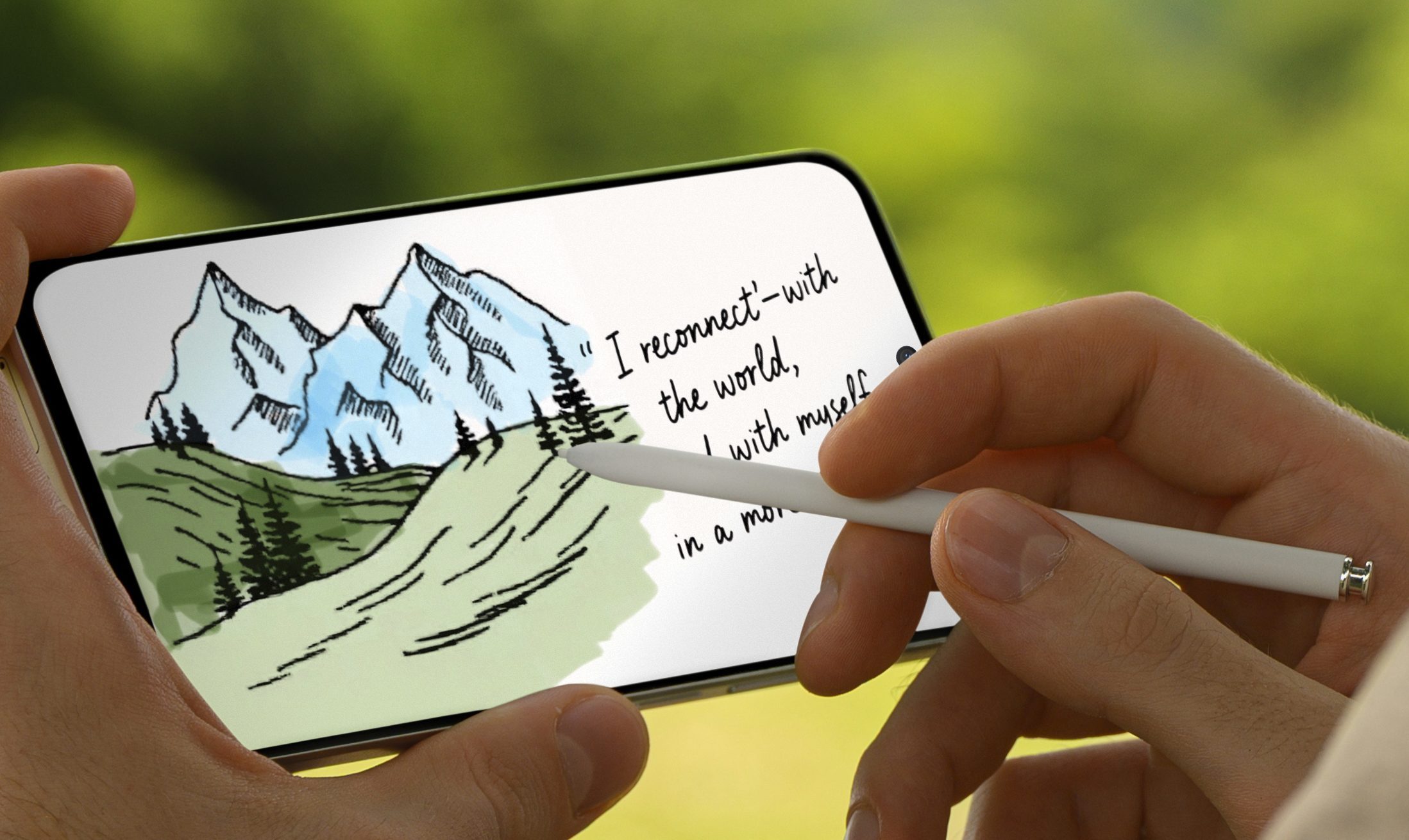 Using stylus on TCL NXTPAPER 60 Ultra.