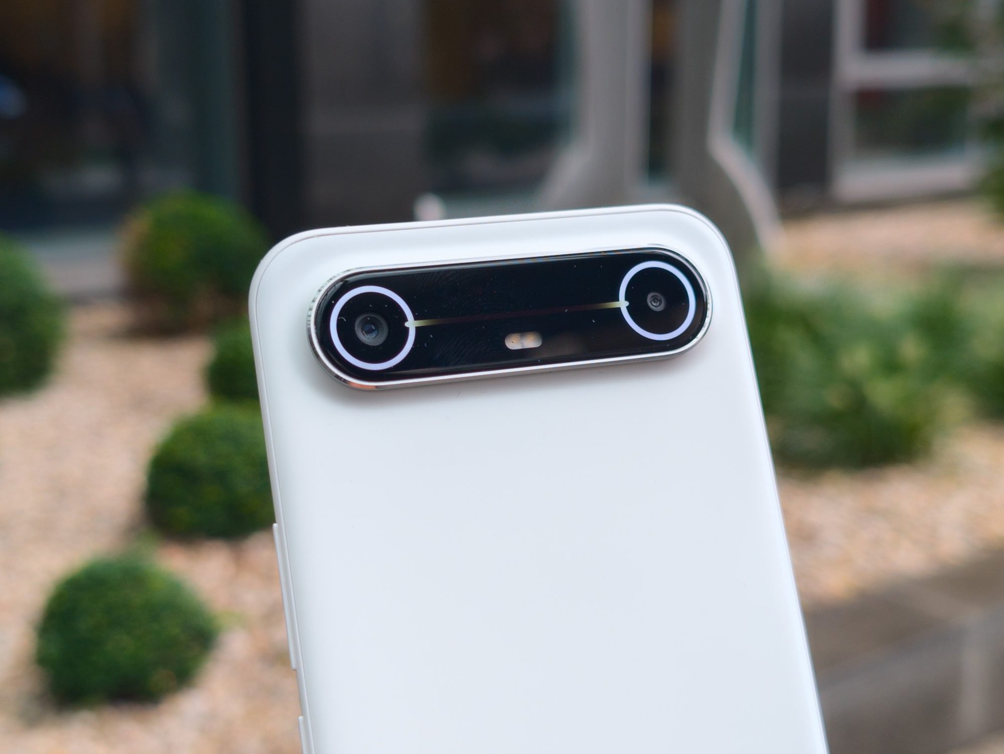 Tecno Pova Slim in white