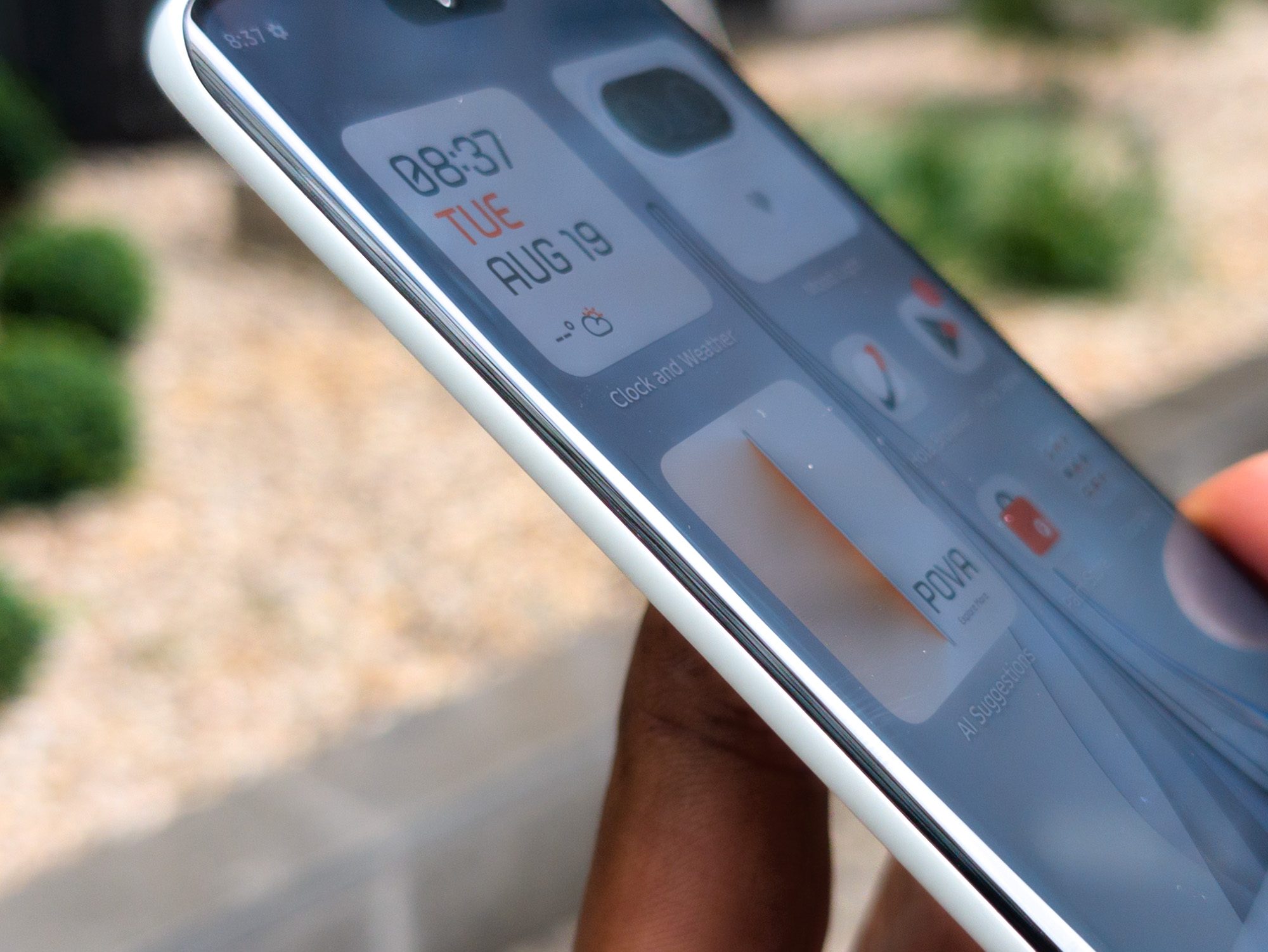 Tecno Pova Slim in white