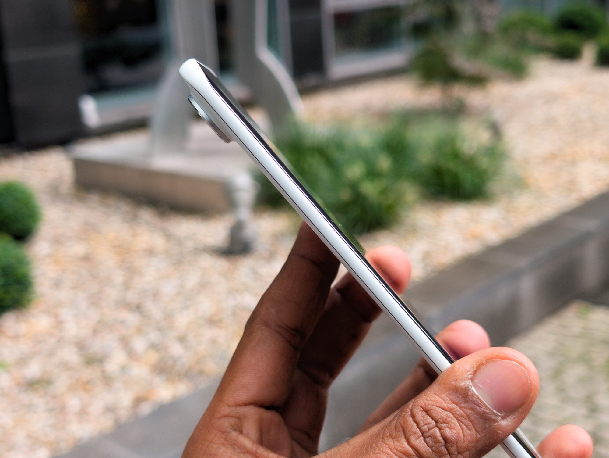 Tecno Pova Slim in white