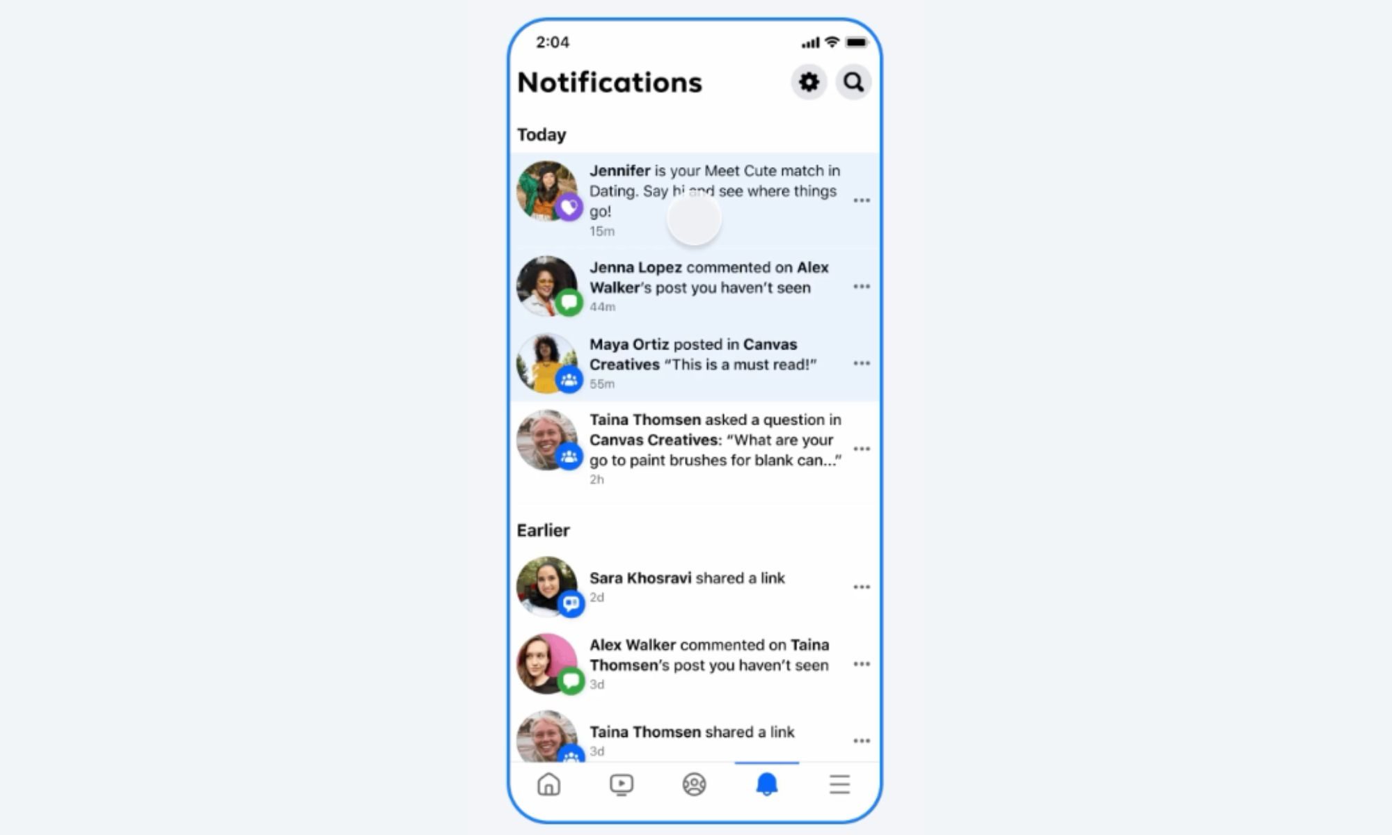 Meet Cute on Facebook Dating.