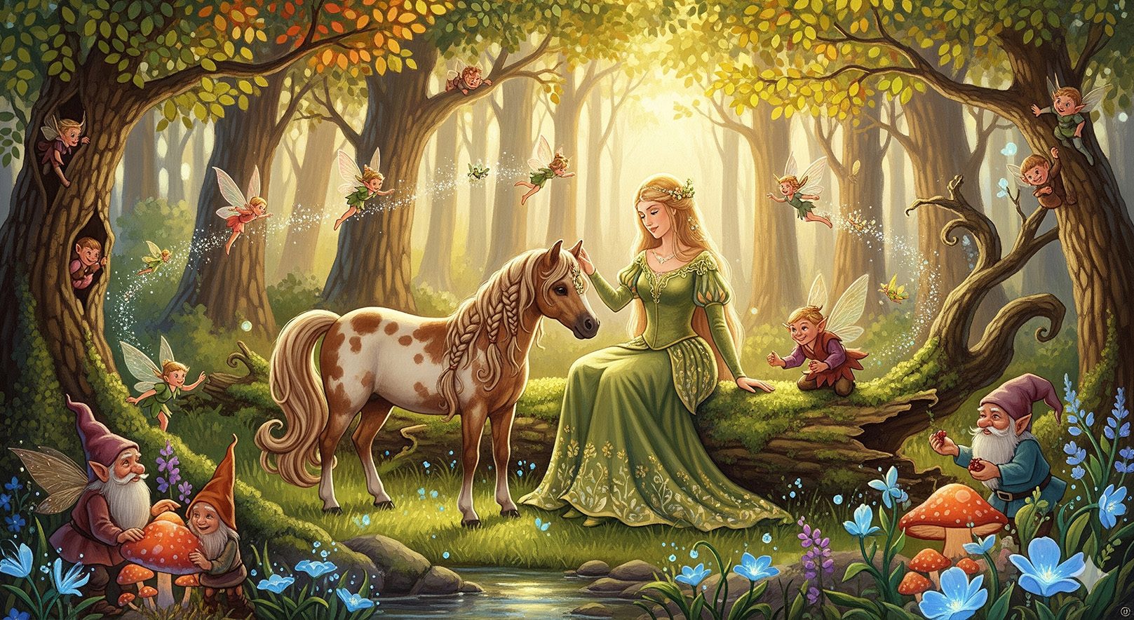 Fairytale image generated by Gemini