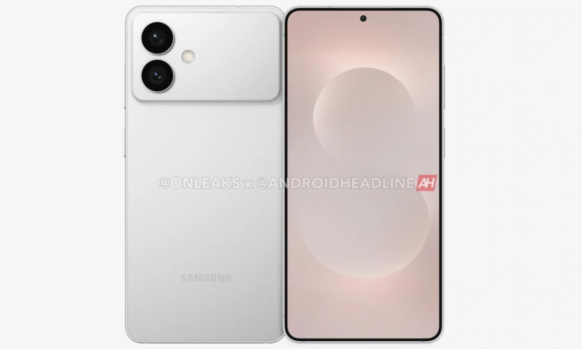 Leaked render of Samsung Galaxy S26 Edge.