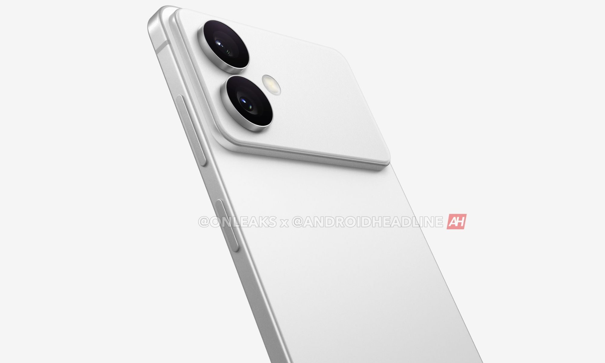 Rear angled view of Samsung Galaxy S26 Edge.