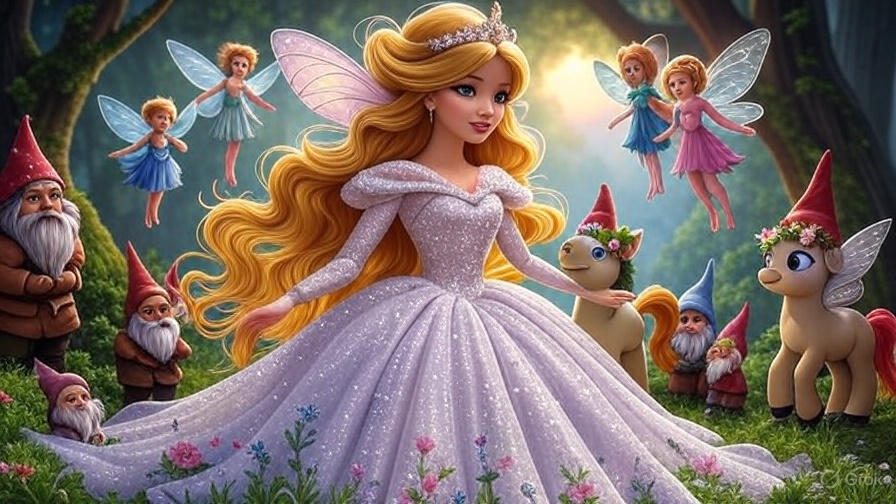 Fairytale image generated by Grok