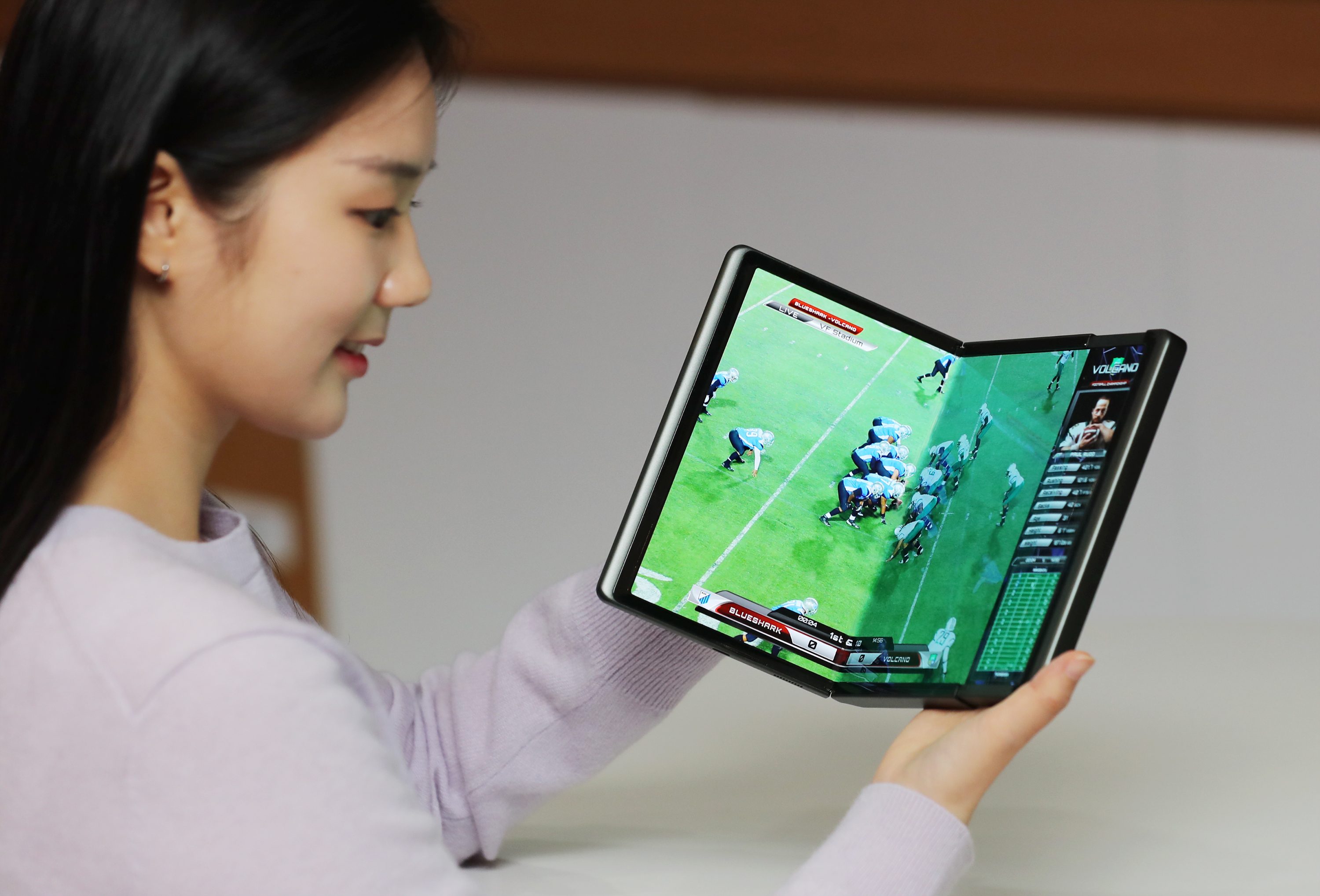 Foldable display concept device.