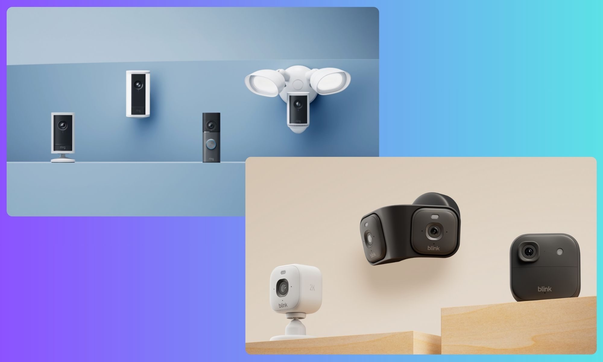 Amazon's Ring and Blink smart home ware.
