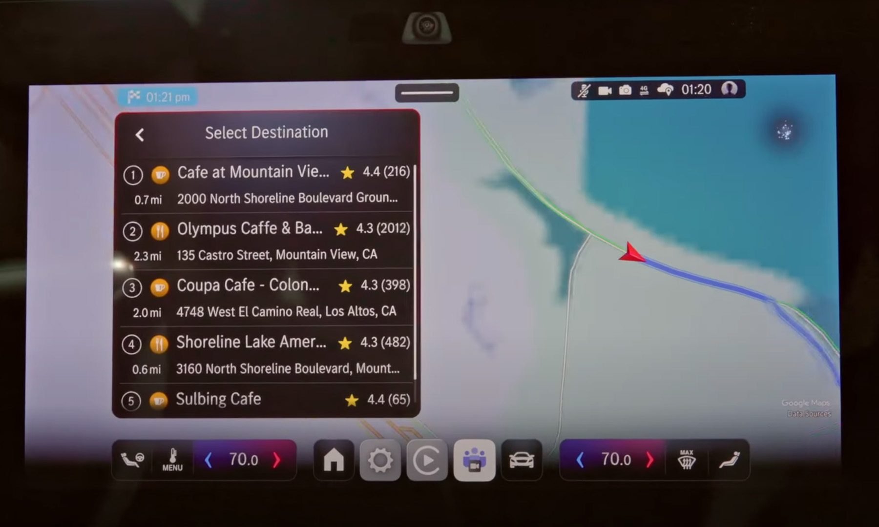 Google Gemini AI running on Mercedes CLA&rsquo;s MBUX system