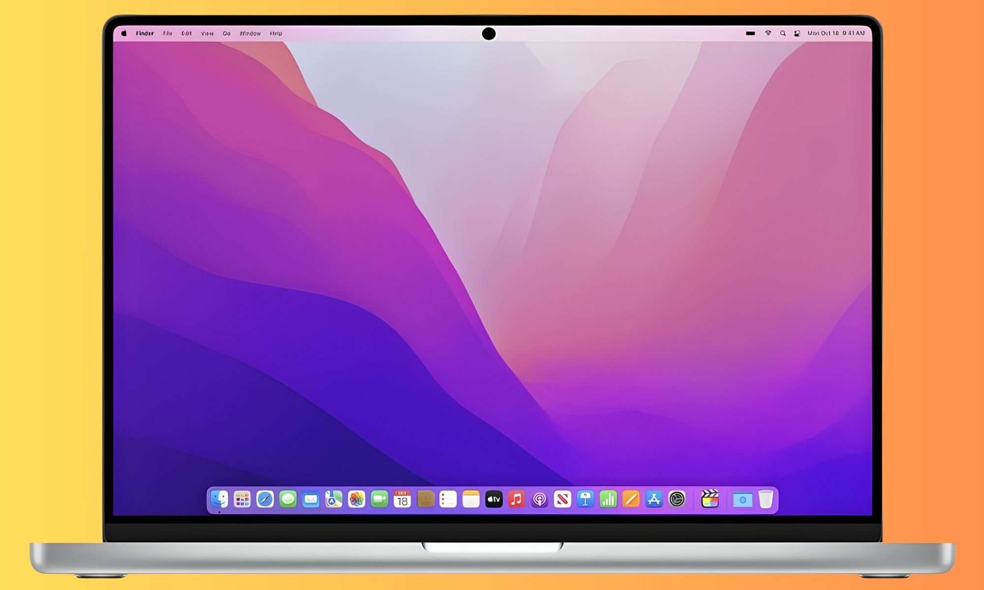 Concept of a MacBook Pro.