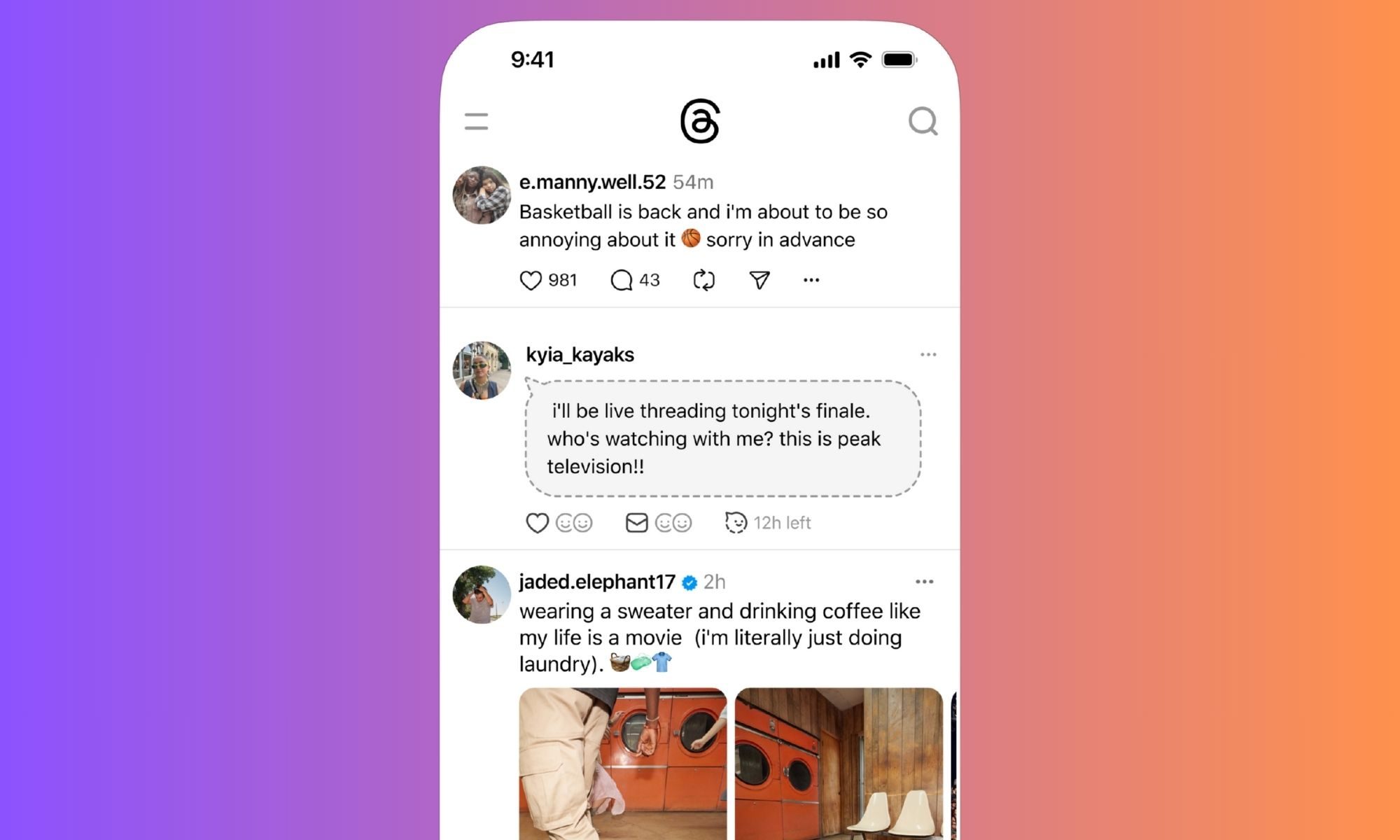 Ghost post on Threads.