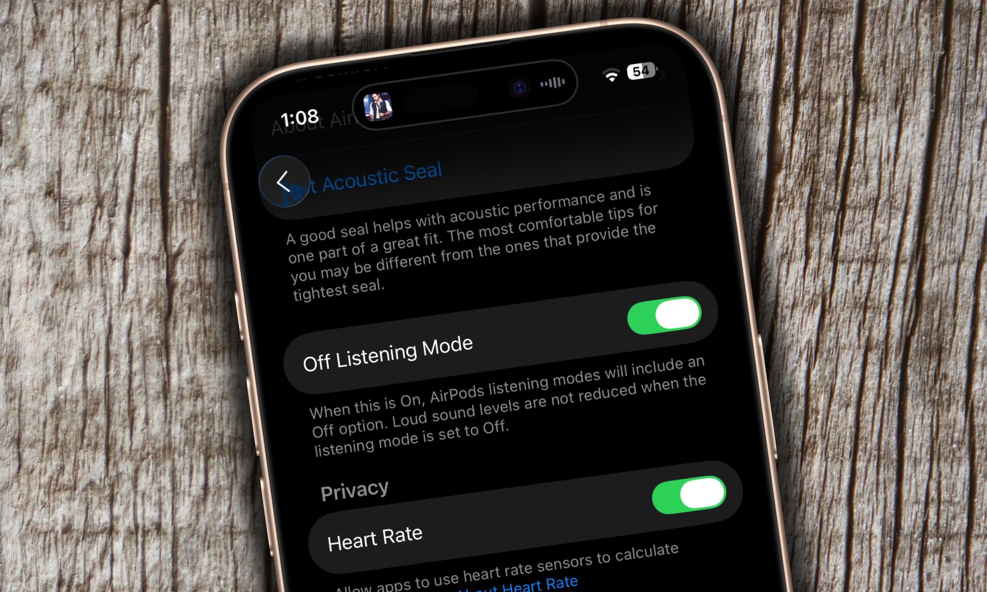 Features on AirPods Pro 3.