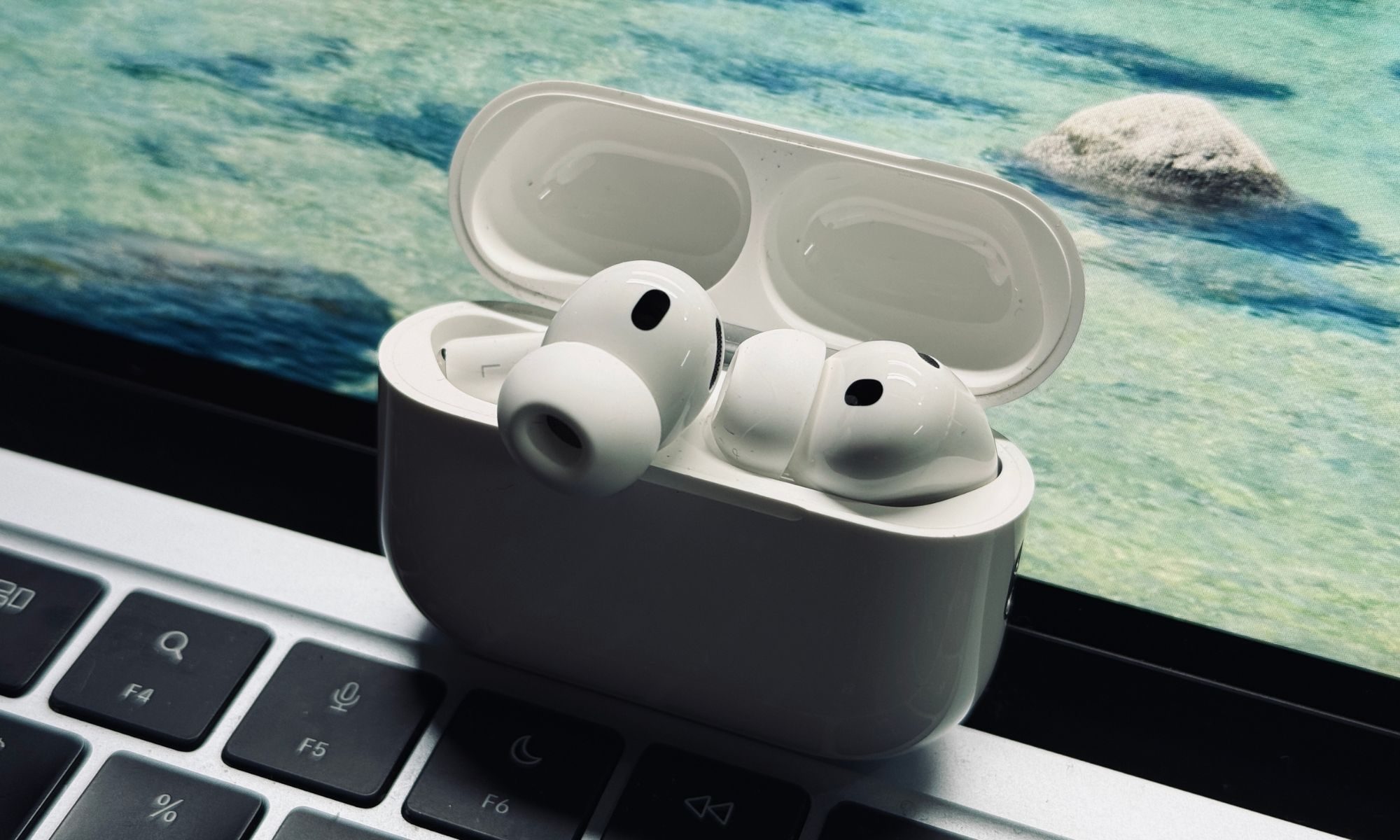Side view of AirPods Pro 3.