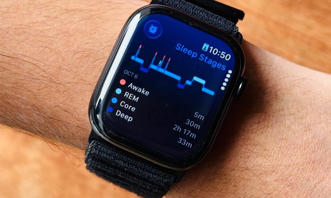 Sleep record in Apple Watch Series 11.
