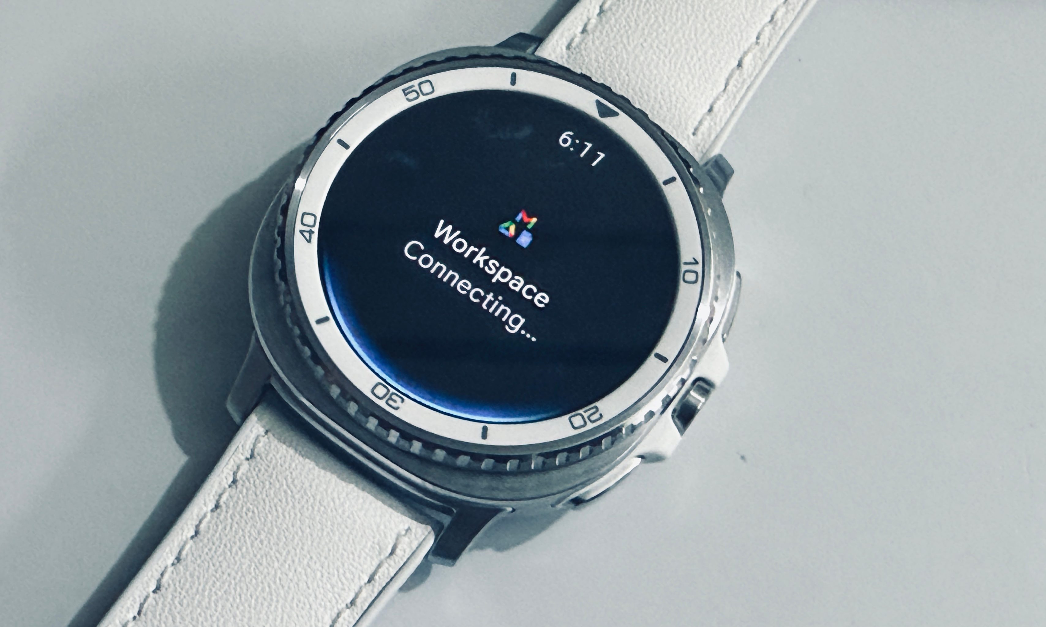 Workspace with Gemini on Samsung’s Galaxy Watch 8 Classic.