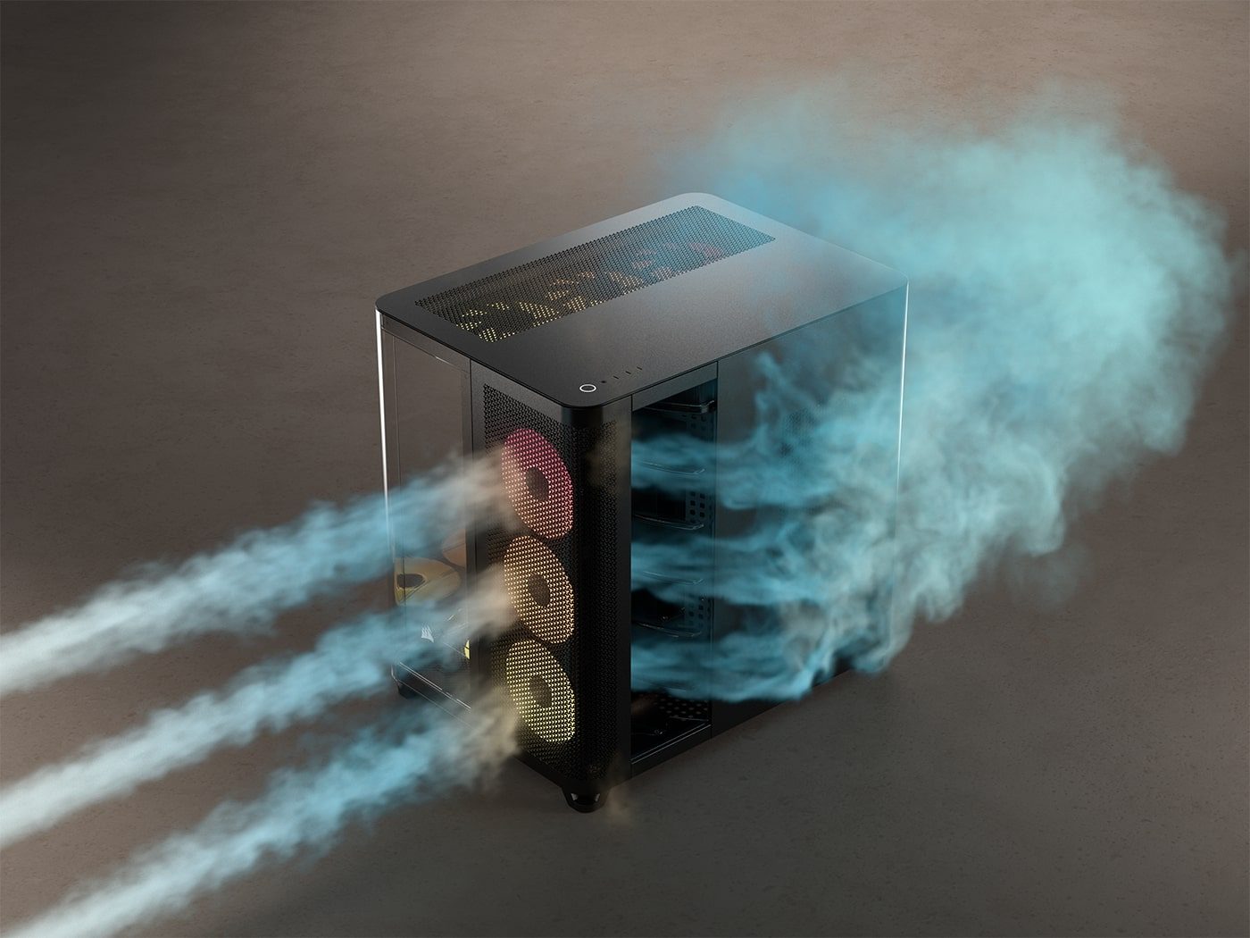 Corsair Air 5400 CPU chamber airflow