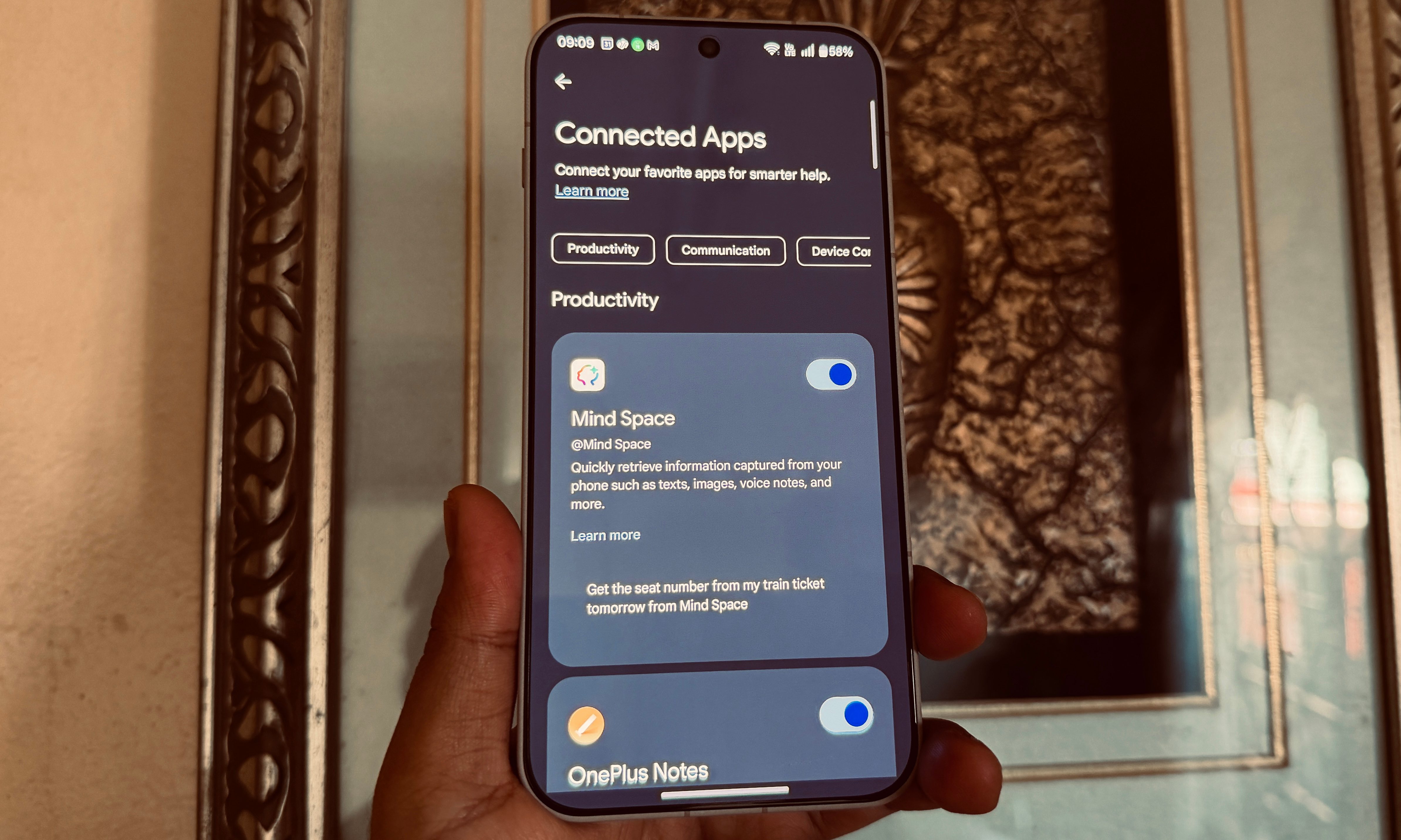 Connected Gemini apps.