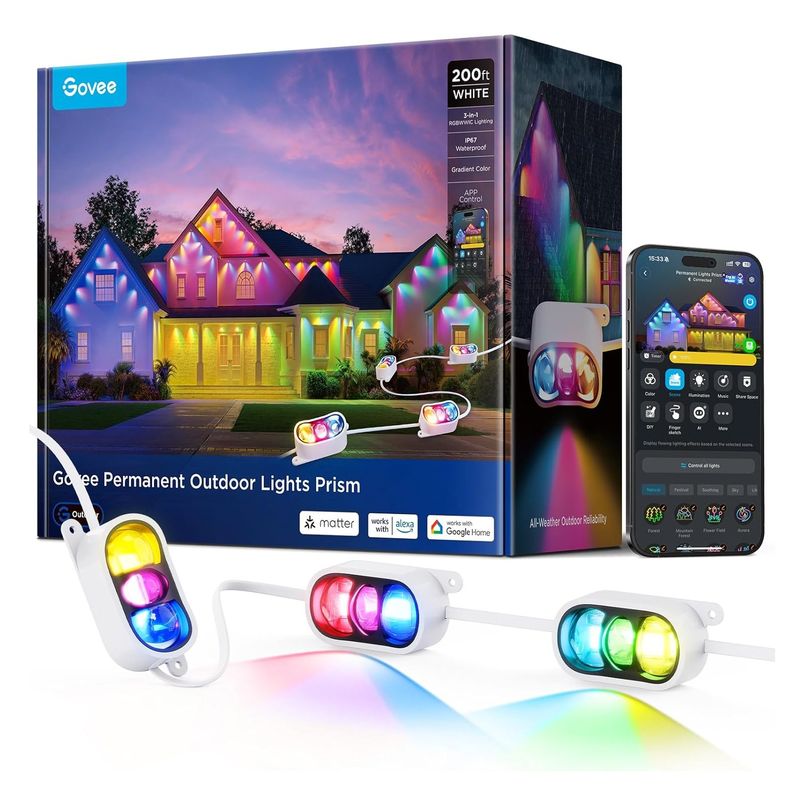 Govee Permanent Outdoor Lights Prism