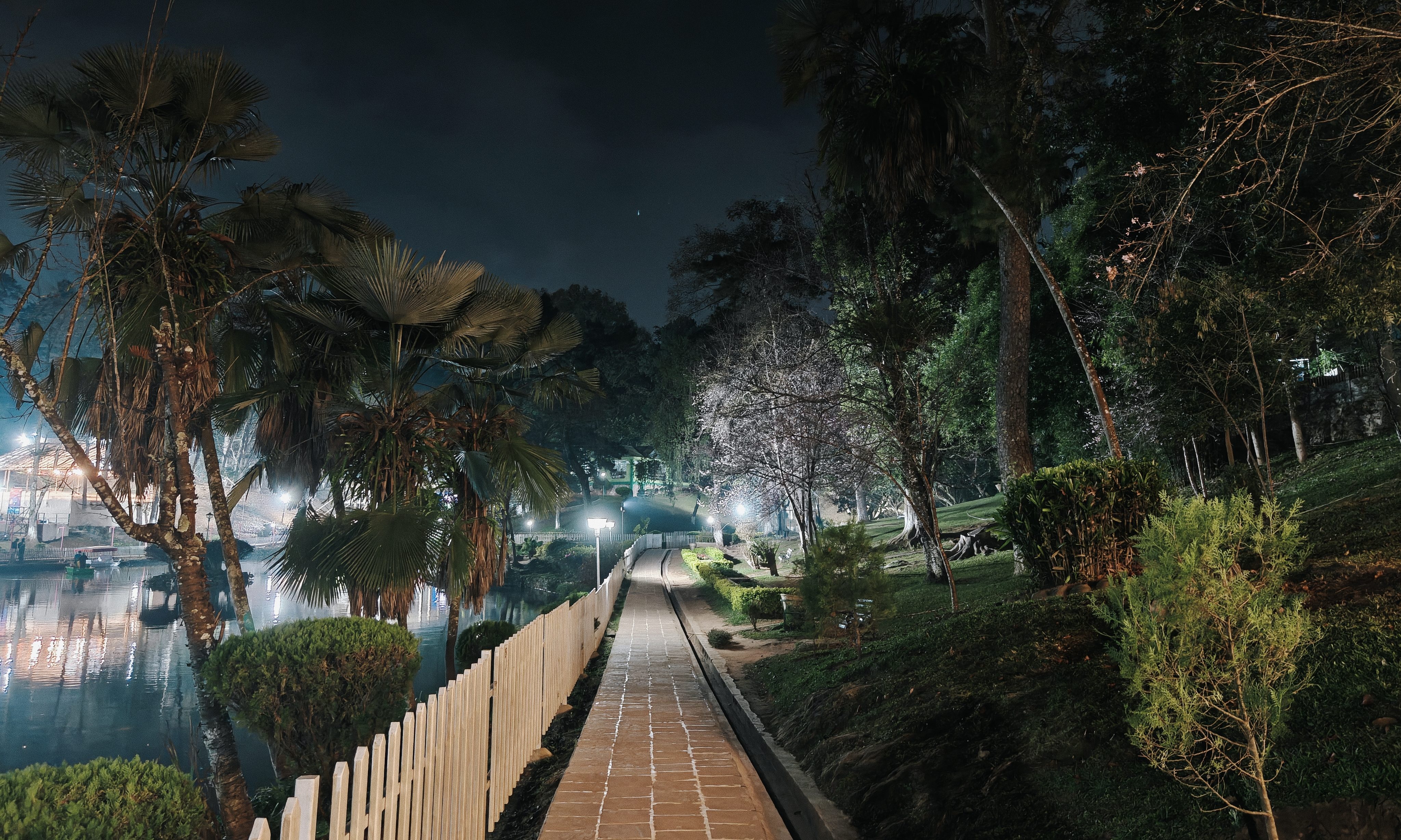 Night park clicked by OnePlus 15.
