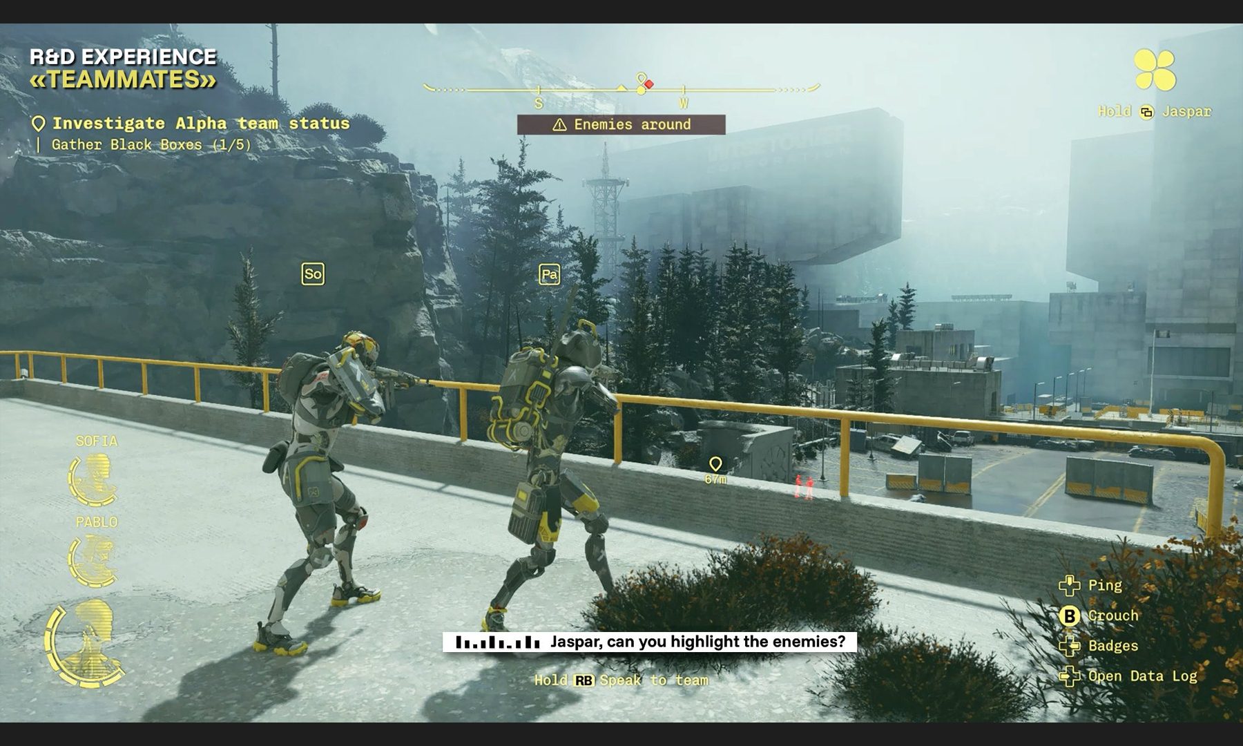 Ubisoft Teammates in game demo
