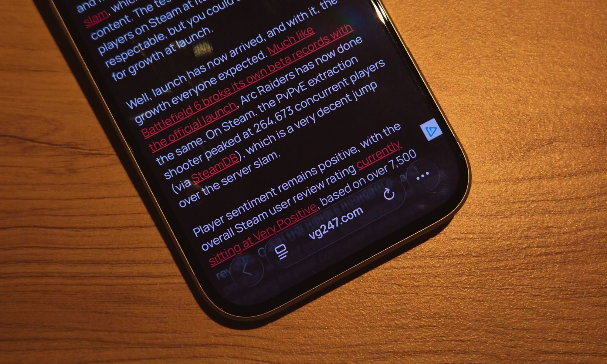 Safari controls after after iOS 26.1 update.