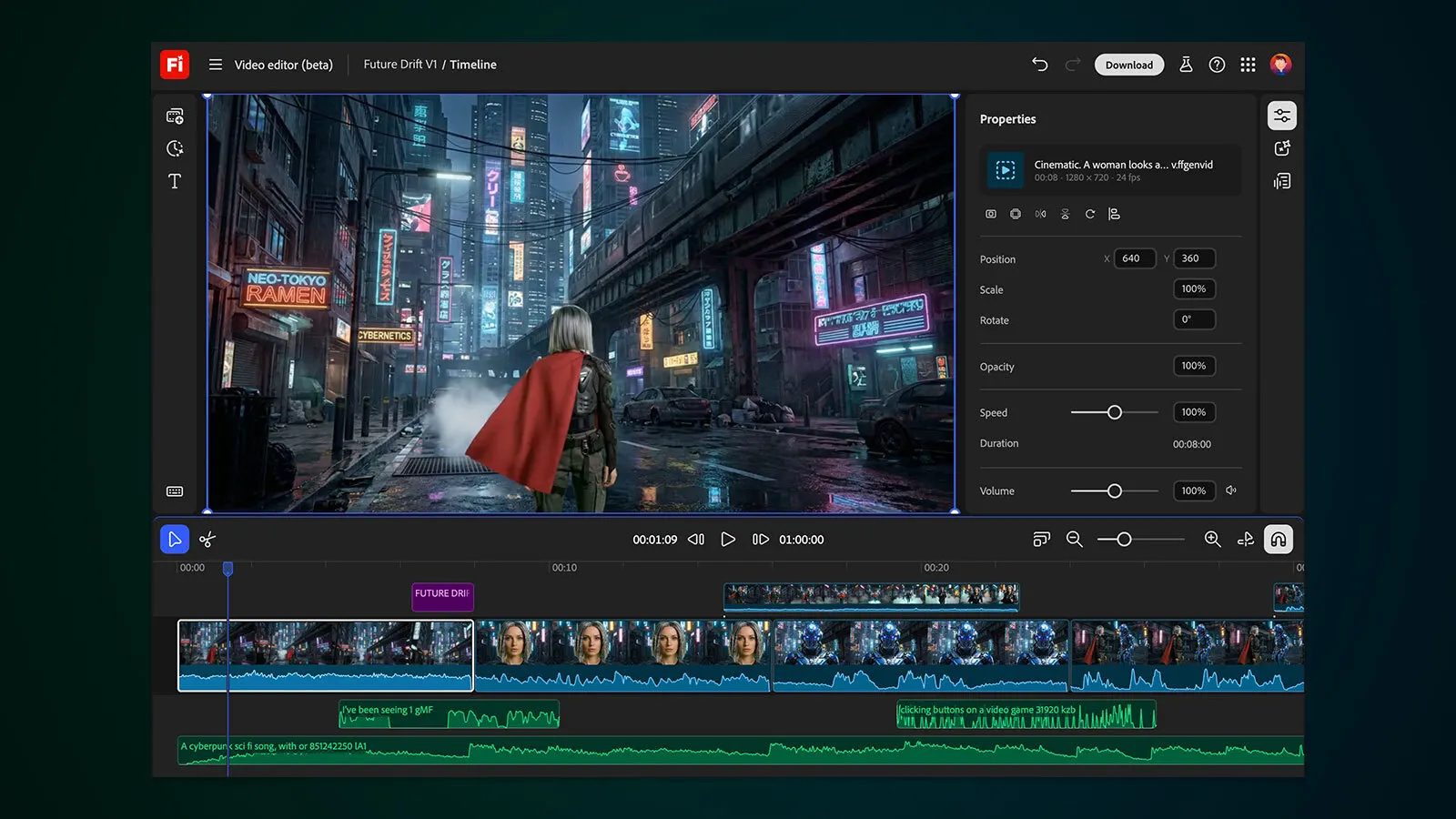 adobe-firefly-視頻編輯器-測試版