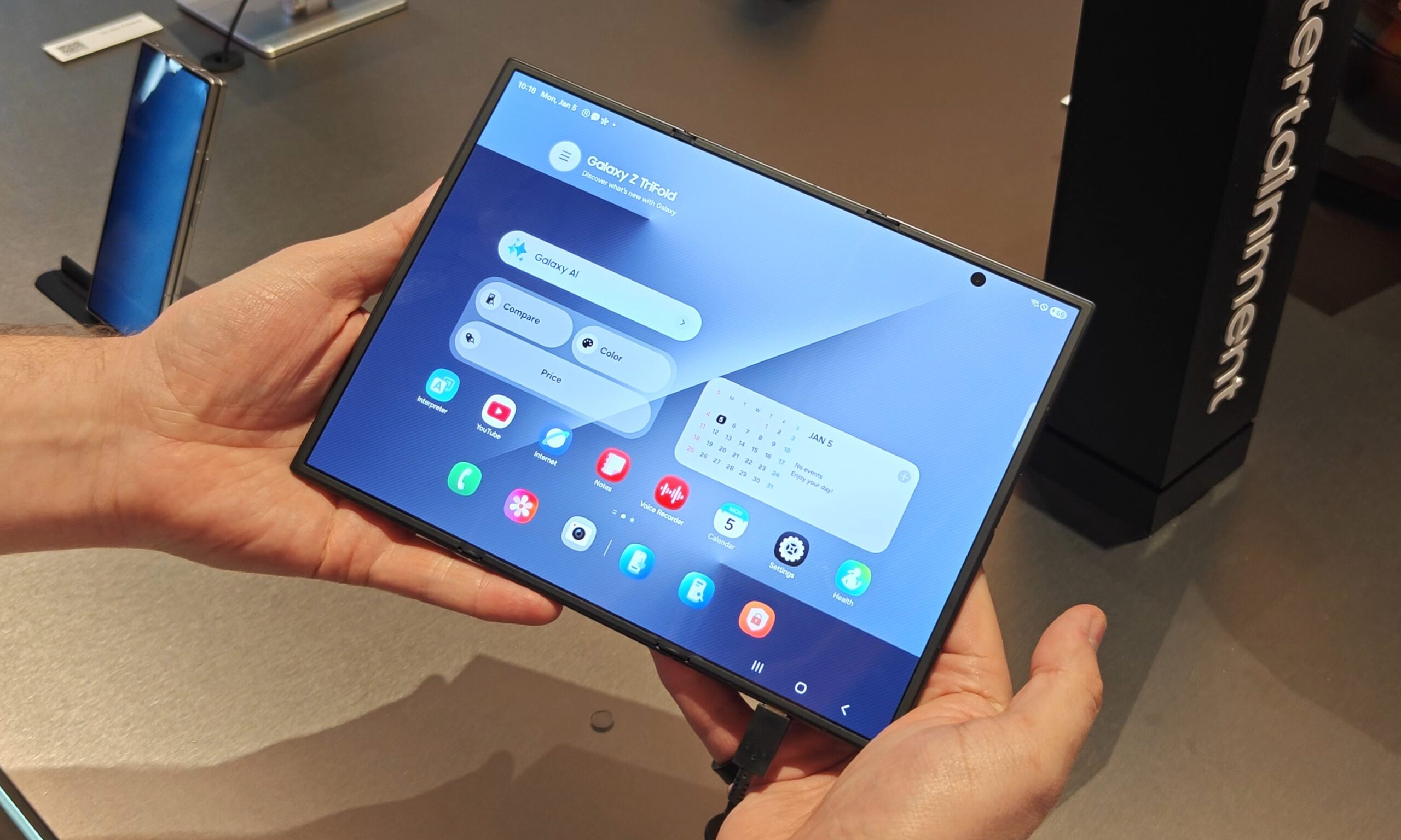 Galaxy Z TriFold is coming back to Samsung stores for what may be