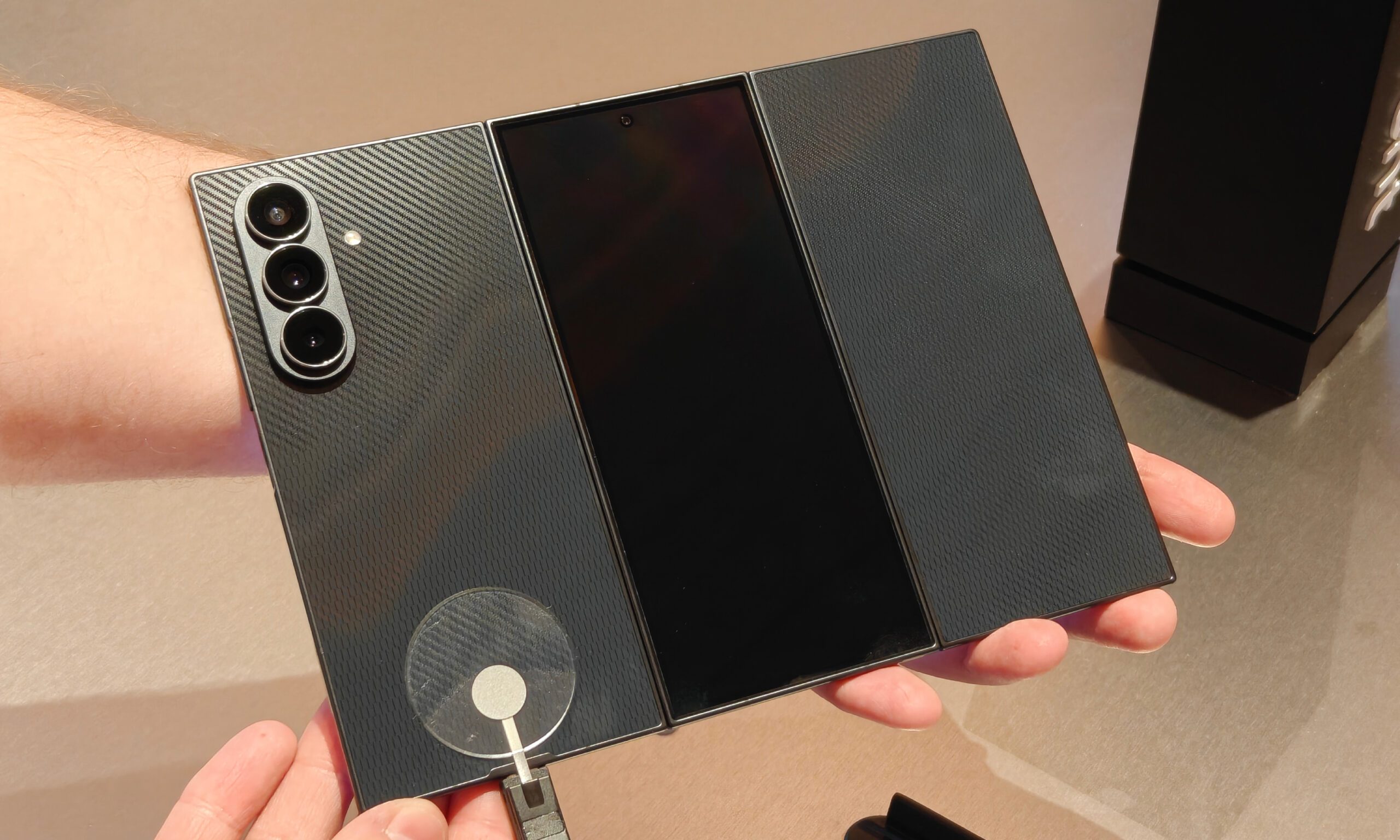 Samsung Galaxy TriFold rear