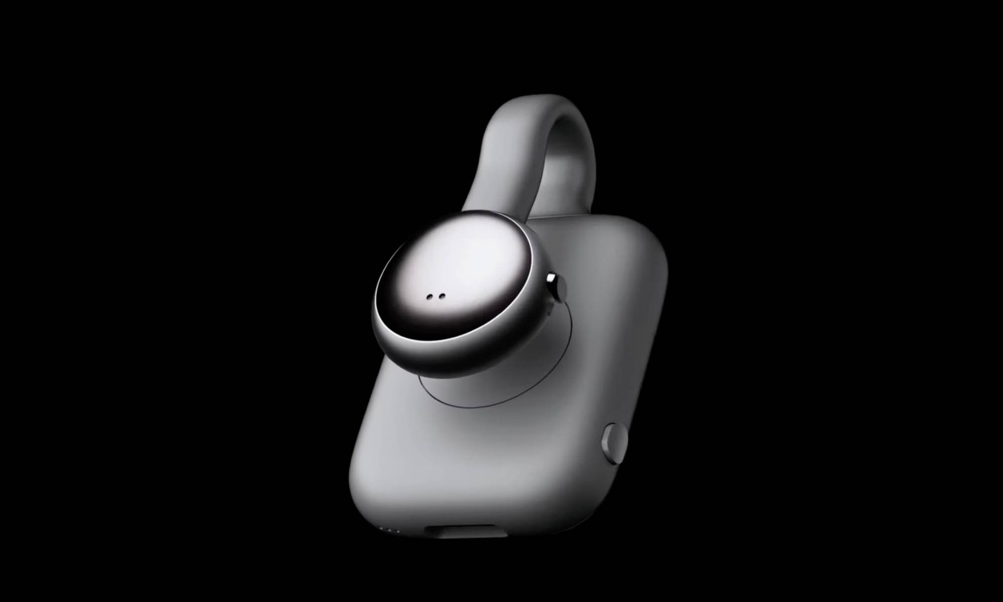 SwitchBot AI MindClip on black background.