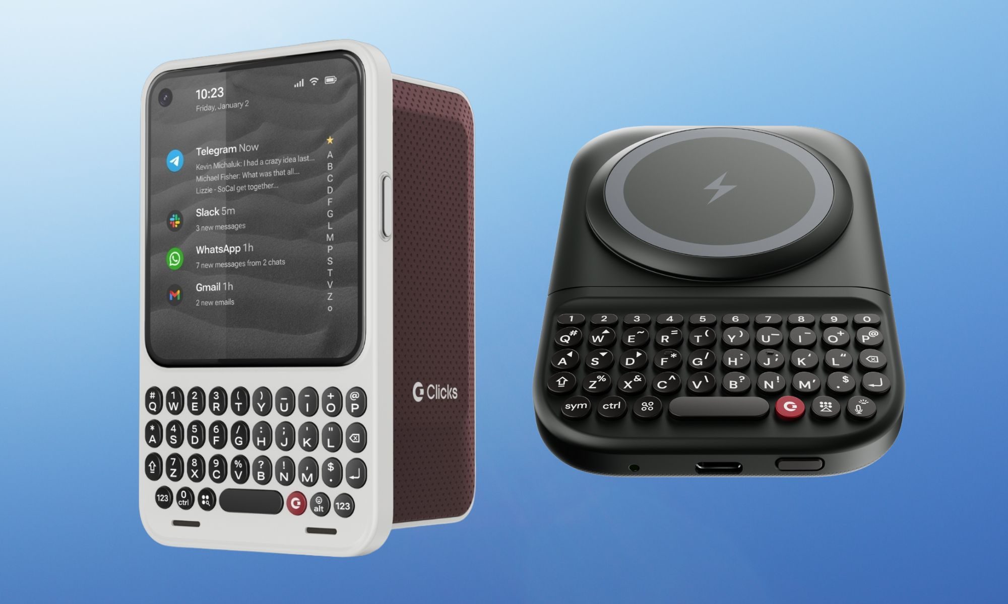 2026年7月最新モデルClicks Power Keyboard Clicks is bringing a BlackBerry-style phone and a pocket keyboard