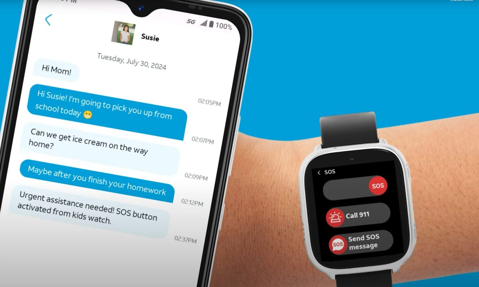 AT&T unveils Amigo Jr., a Samsung-made kid phone built around safety ...